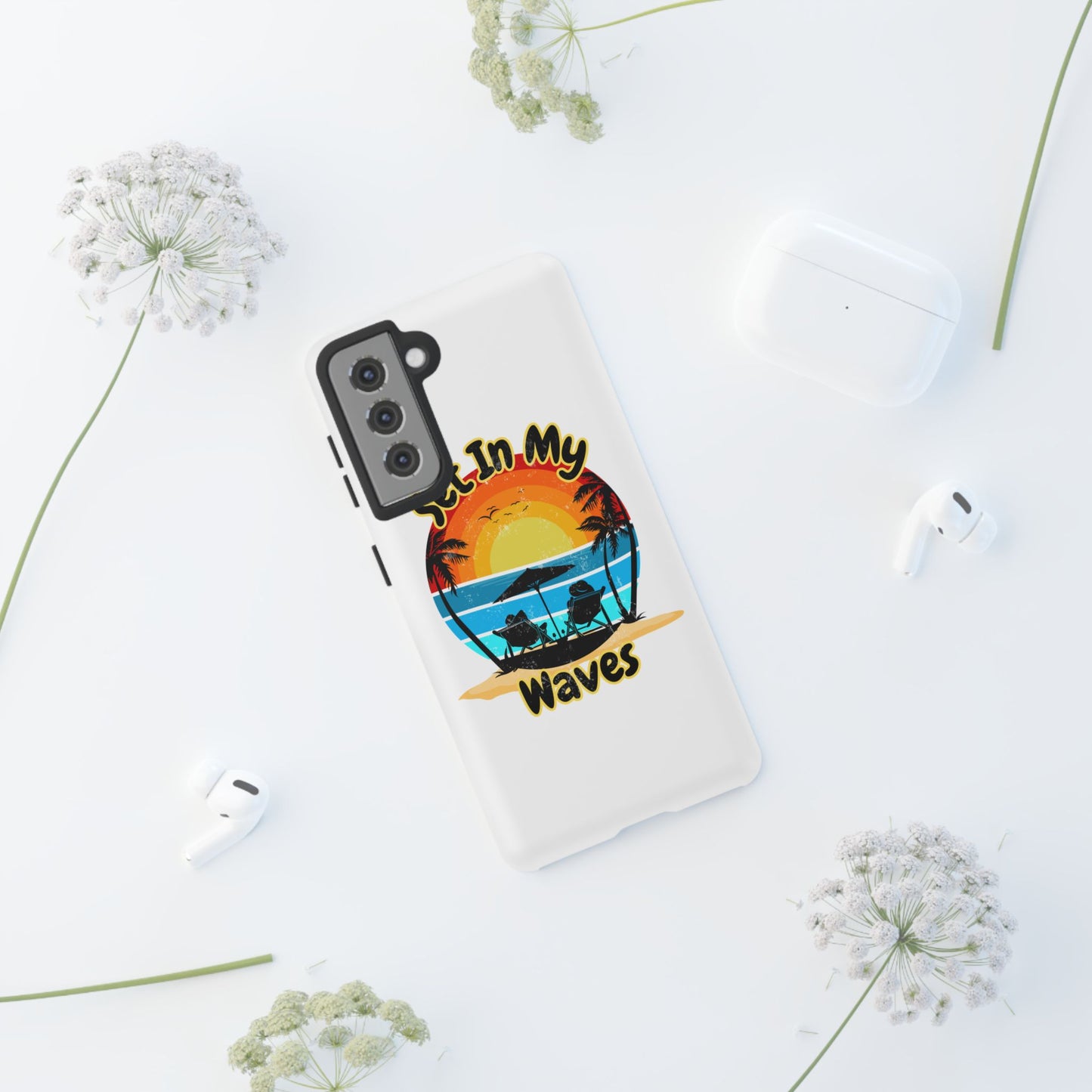 "Set In My Waves" Tropical Surf Beach Paradise Phone Case