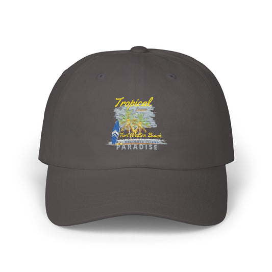 Tropical Dad Cap and Camo Embroidered