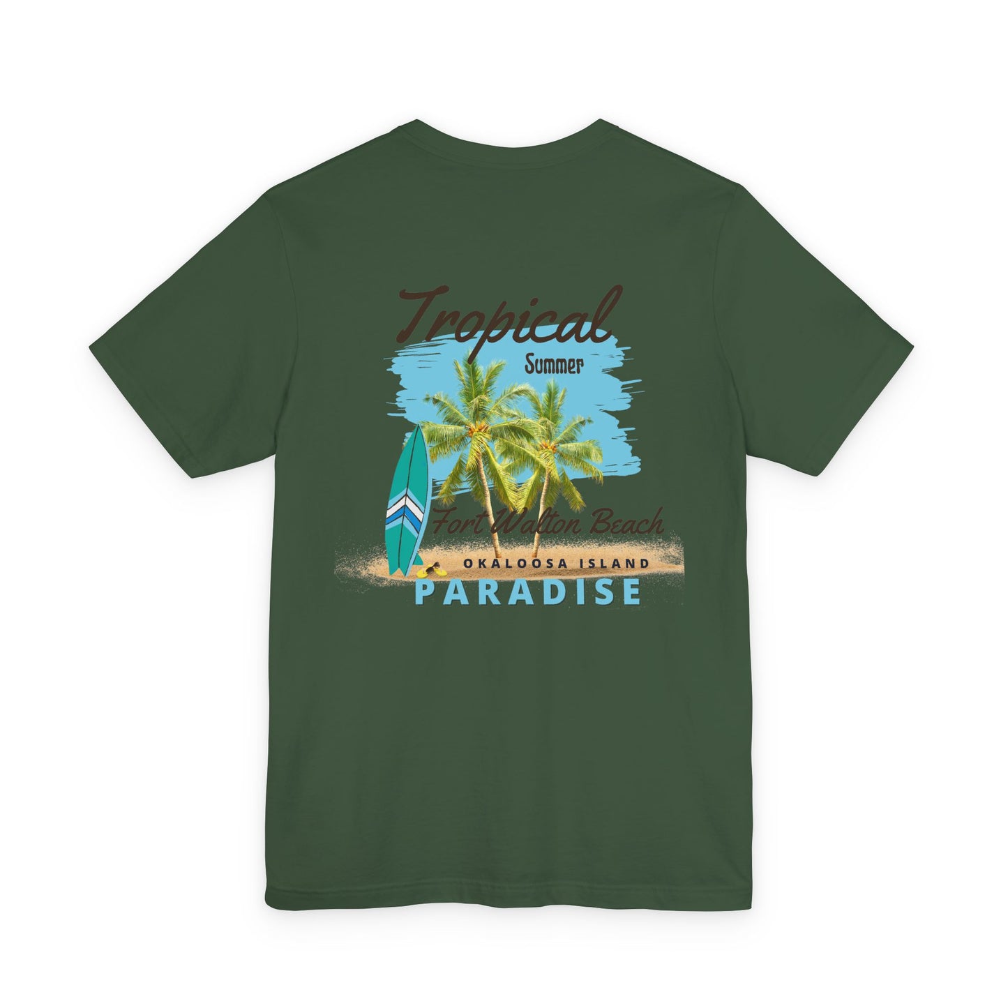 Tropical Paradise Fort Walton Beach/Destin T-Shirt(Light Colors)