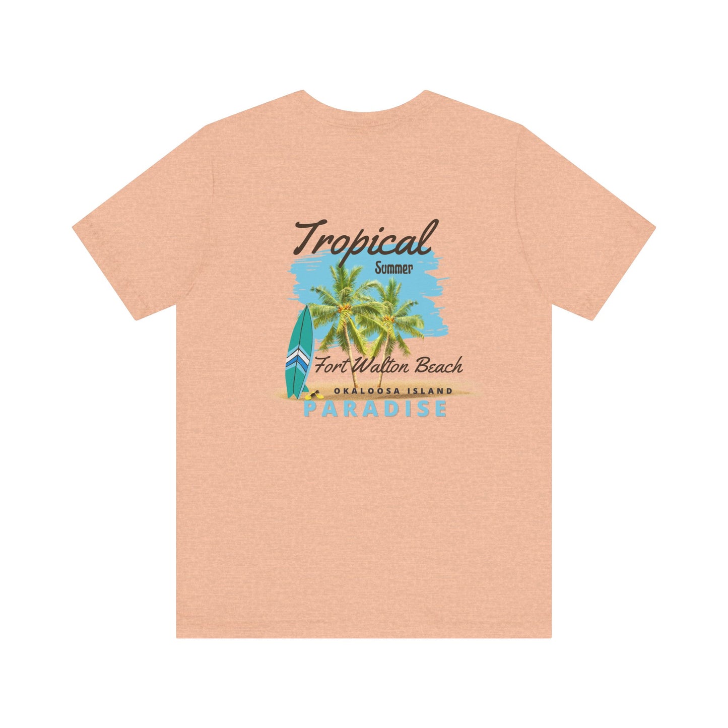 Tropical Paradise Tee: Summer Beach Vibes(Light)