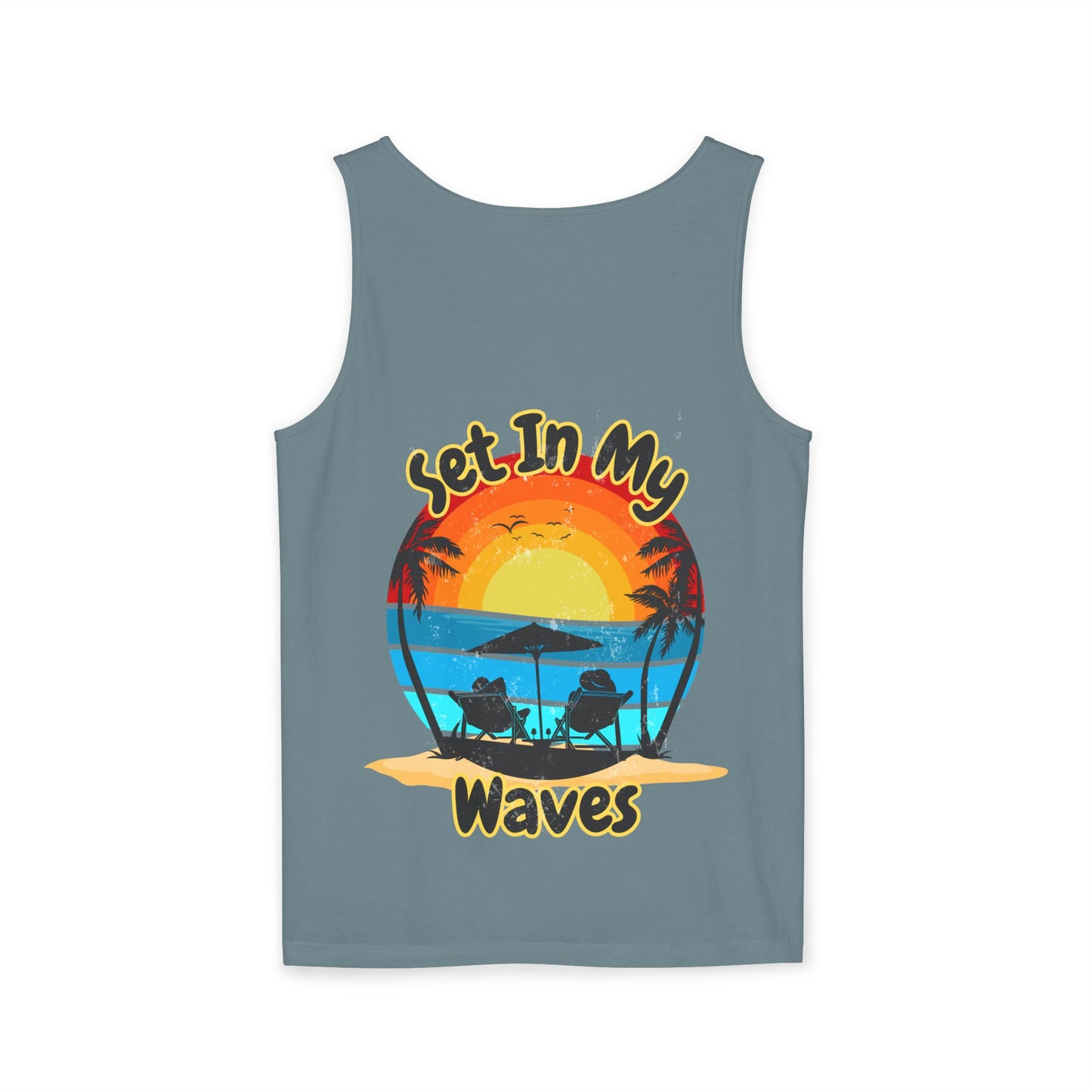 "Set In My Waves" Tropical Paradise Tank Top