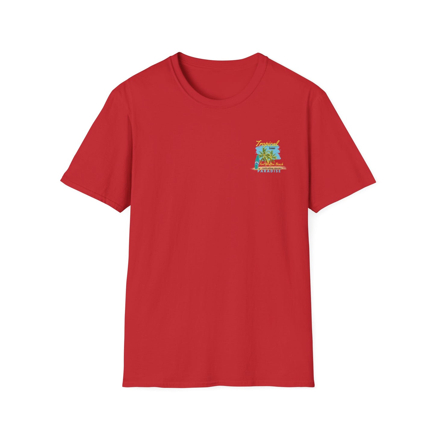 Tropical Summer T-Shirt, Paradise Tee, Beach Vacation Shirt, Casual Wear, Gift for Beach Lovers