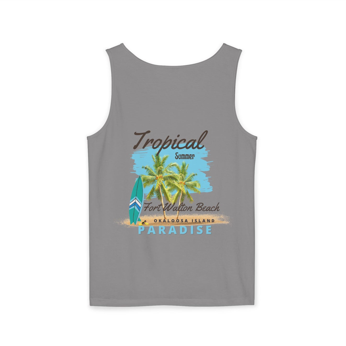 Tropical Paradise Tank Top(Print on Front/Back)