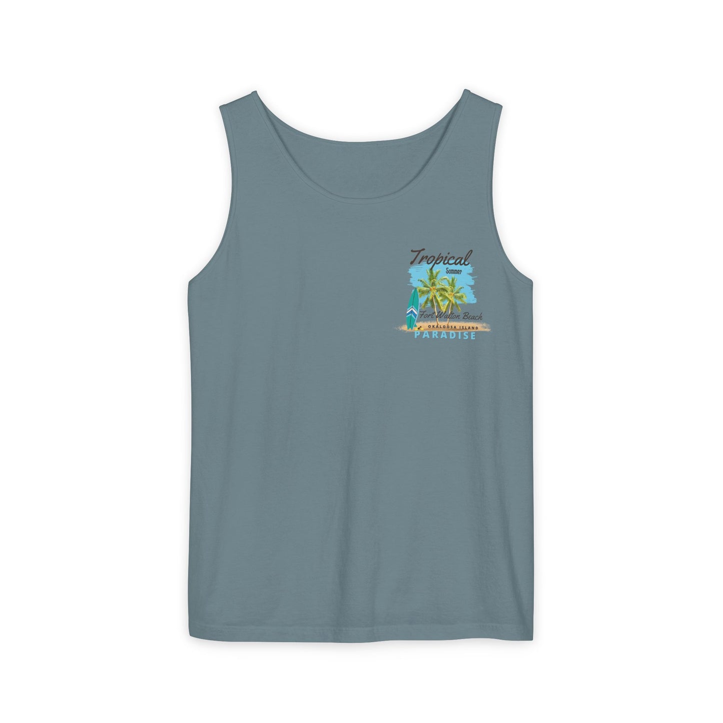 Tropical Paradise Tank Top(Print on Front/Back)