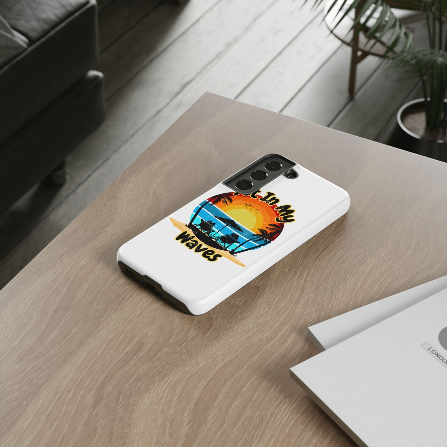 "Set In My Waves" Tropical Surf Beach Paradise Phone Case