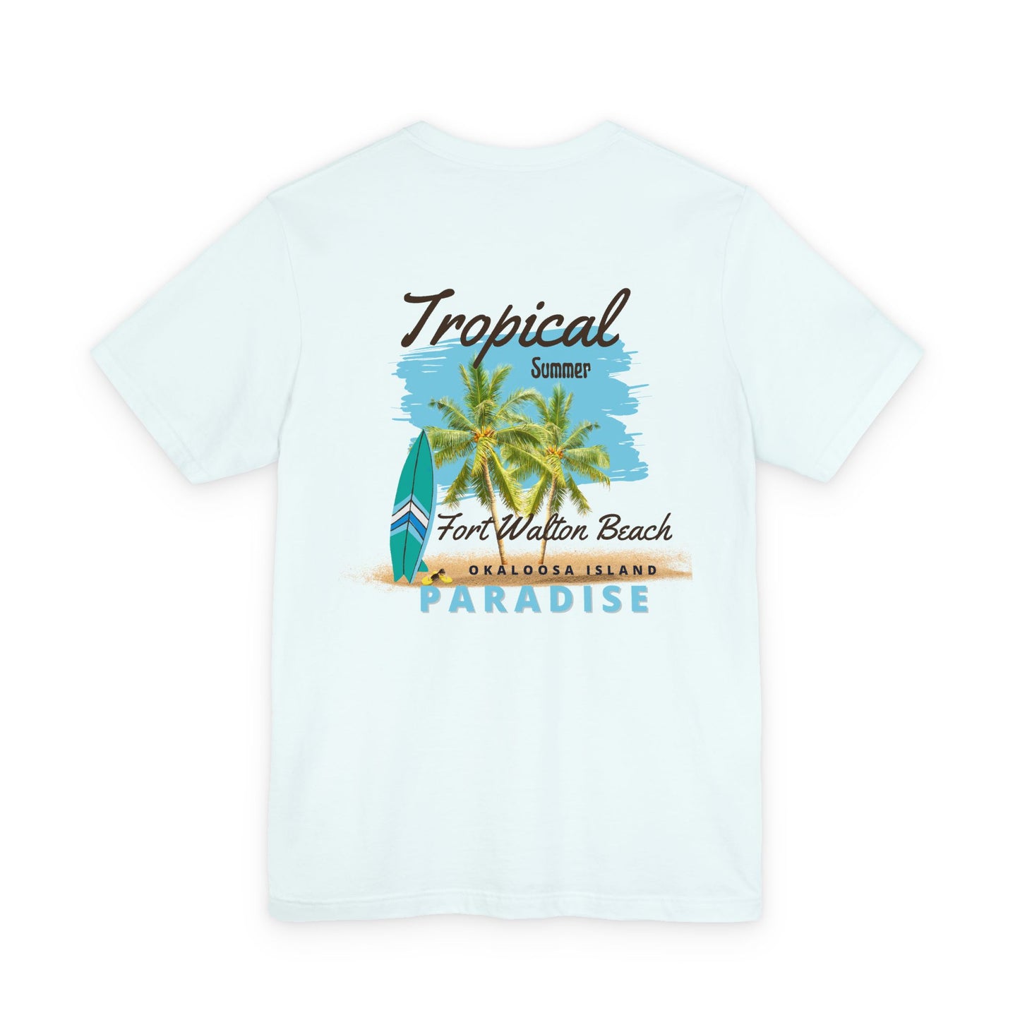 Tropical Paradise Fort Walton Beach/Destin T-Shirt(Light Colors)