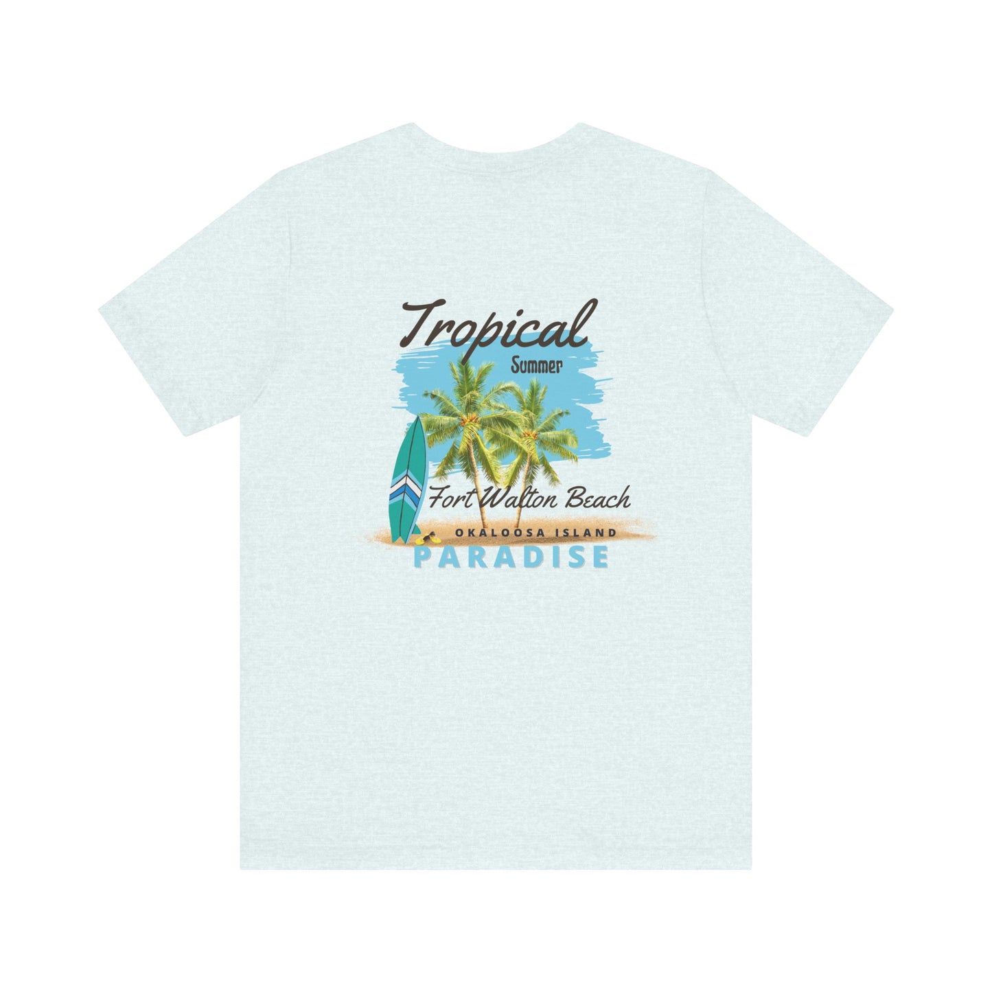 Tropical Paradise Tee: Summer Beach Vibes(Light)