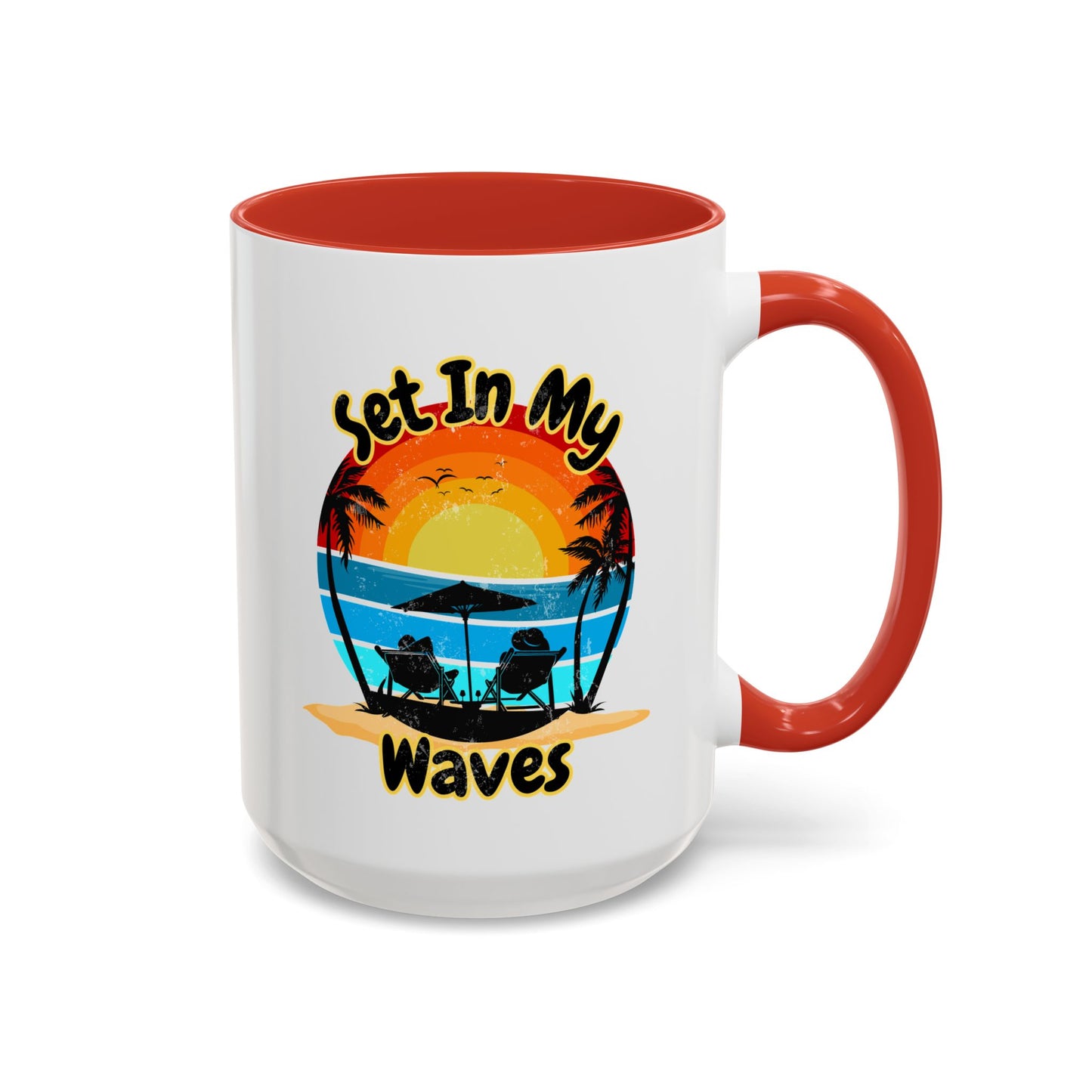 "Set In My Waves" Accent Coffee Mug (11, 15oz)