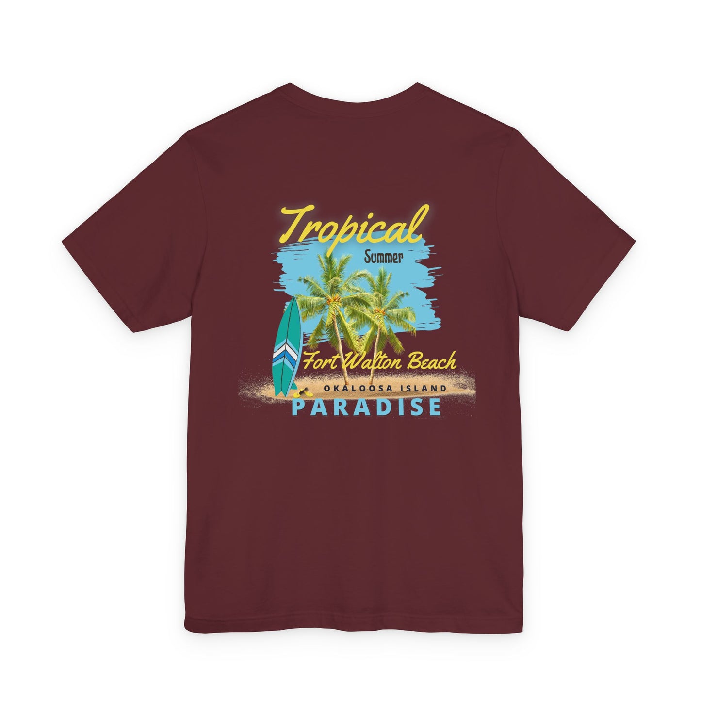 Tropical Paradise Fort Walton Beach/Destin T-Shirt(Dark Colors)
