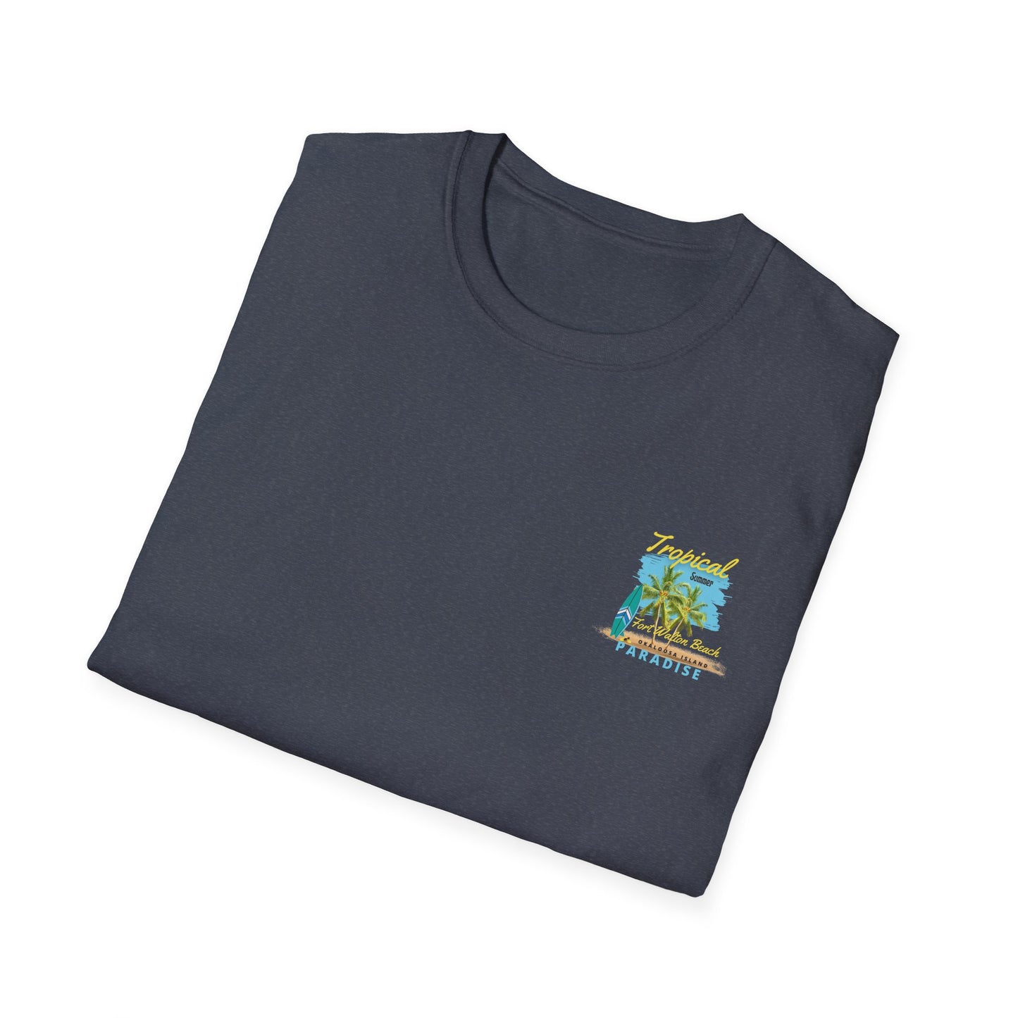 Tropical Summer T-Shirt, Paradise Tee, Beach Vacation Shirt, Casual Wear, Gift for Beach Lovers