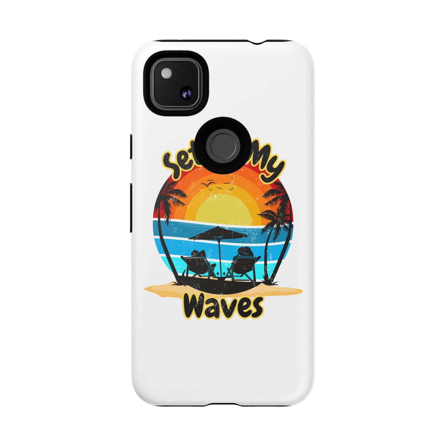"Set In My Waves" Tropical Surf Beach Paradise Phone Case
