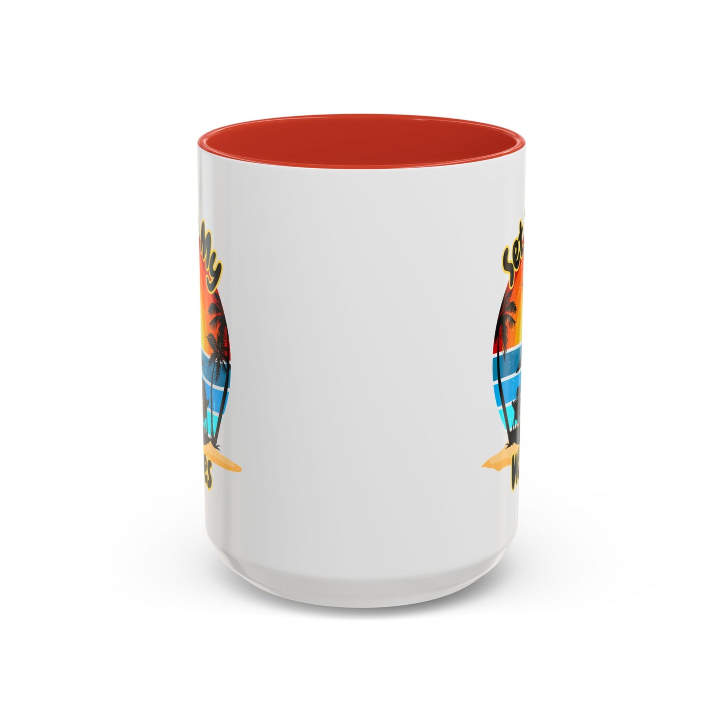 "Set In My Waves" Accent Coffee Mug (11, 15oz)