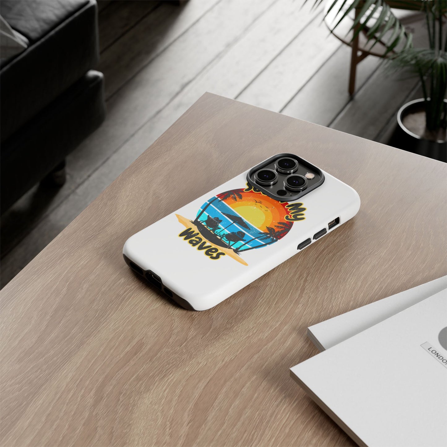 "Set In My Waves" Tropical Surf Beach Paradise Phone Case