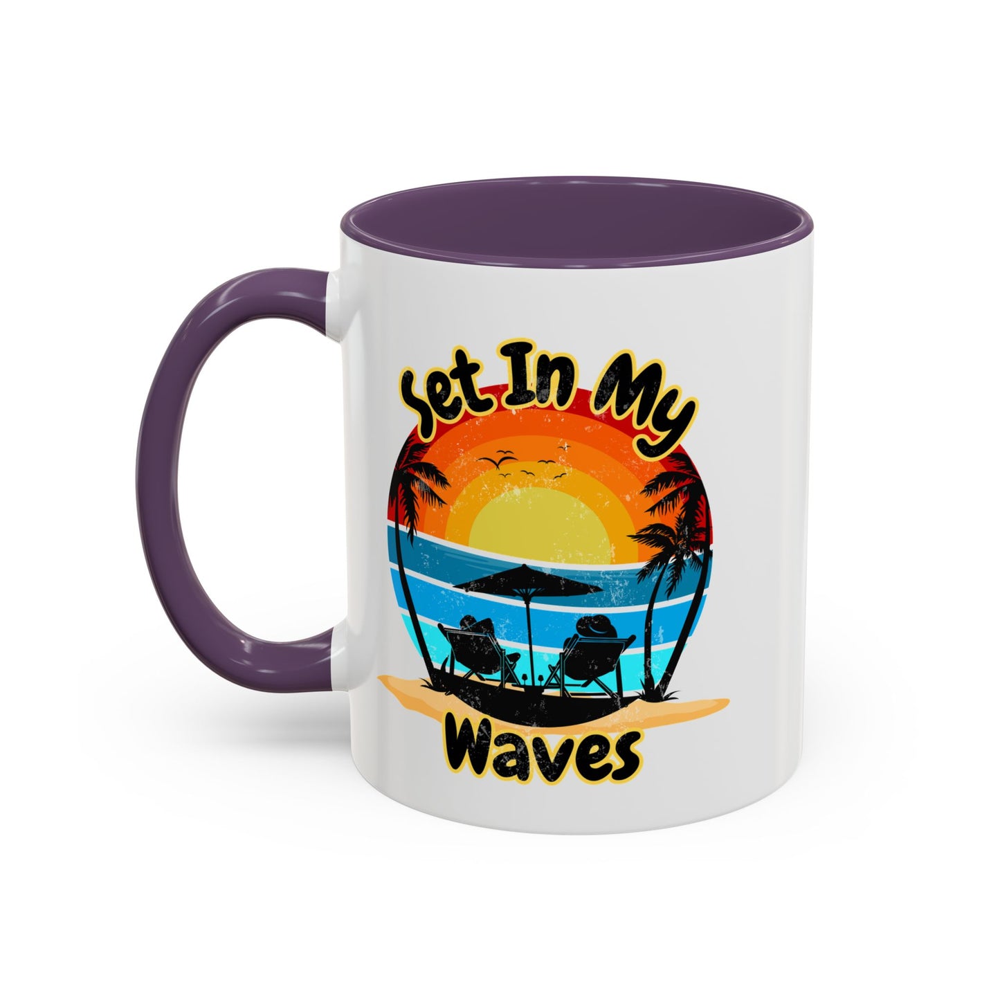 "Set In My Waves" Accent Coffee Mug (11, 15oz)