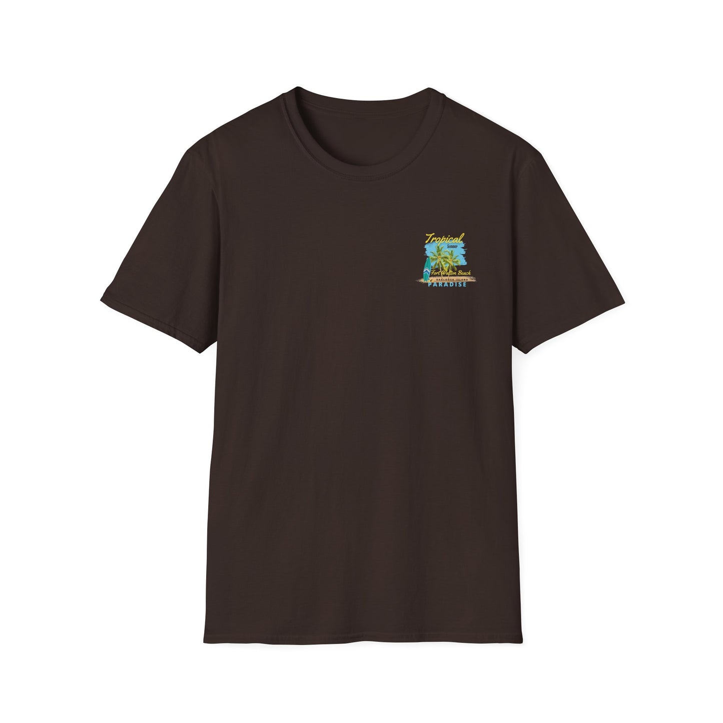 Tropical Summer T-Shirt, Paradise Tee, Beach Vacation Shirt, Casual Wear, Gift for Beach Lovers