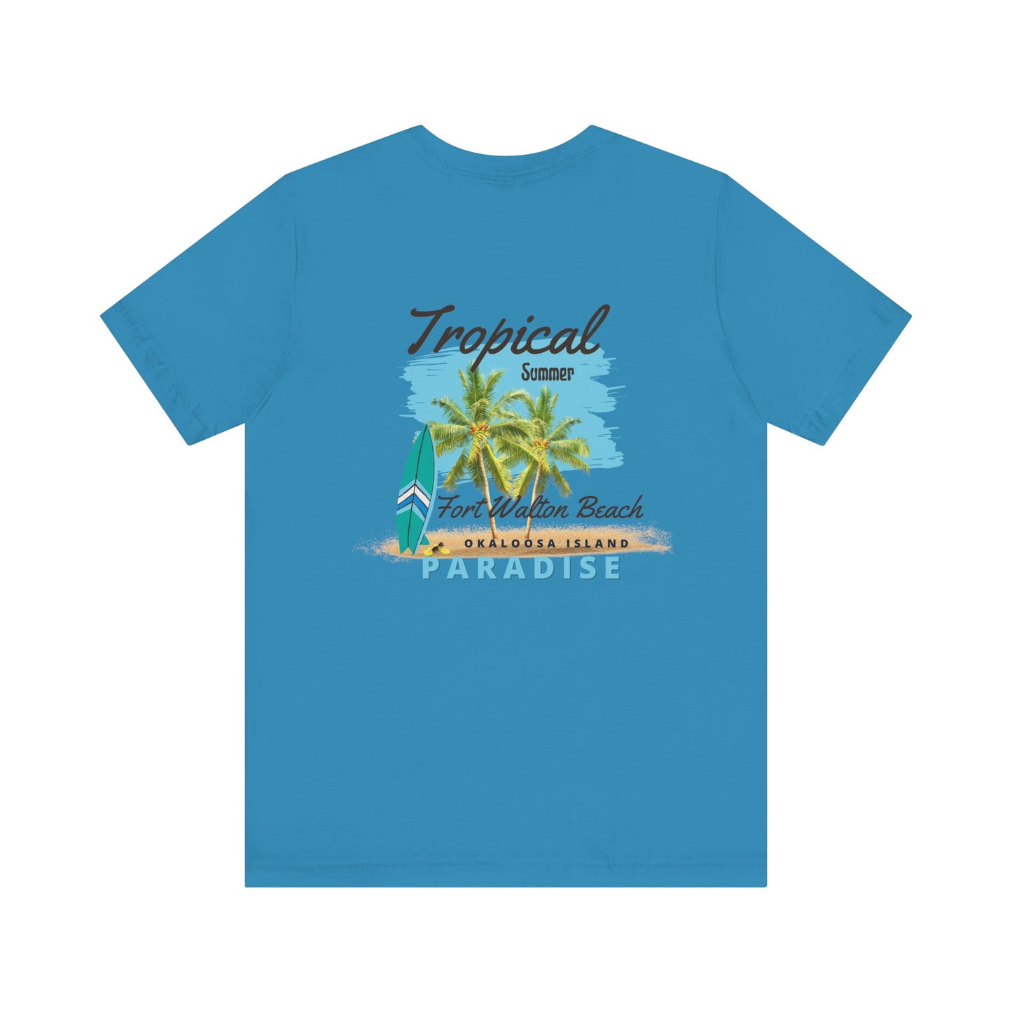 Tropical Paradise Tee: Summer Beach Vibes(Light)