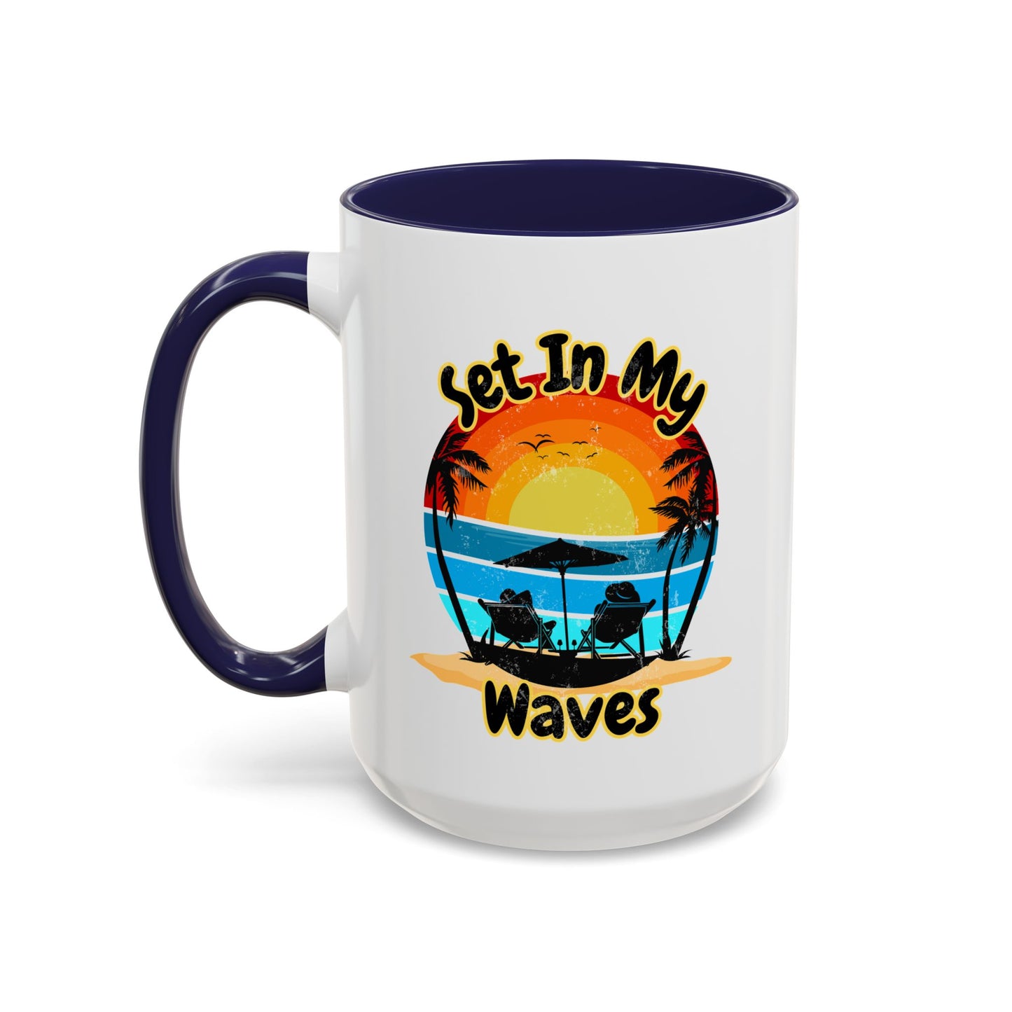 "Set In My Waves" Accent Coffee Mug (11, 15oz)