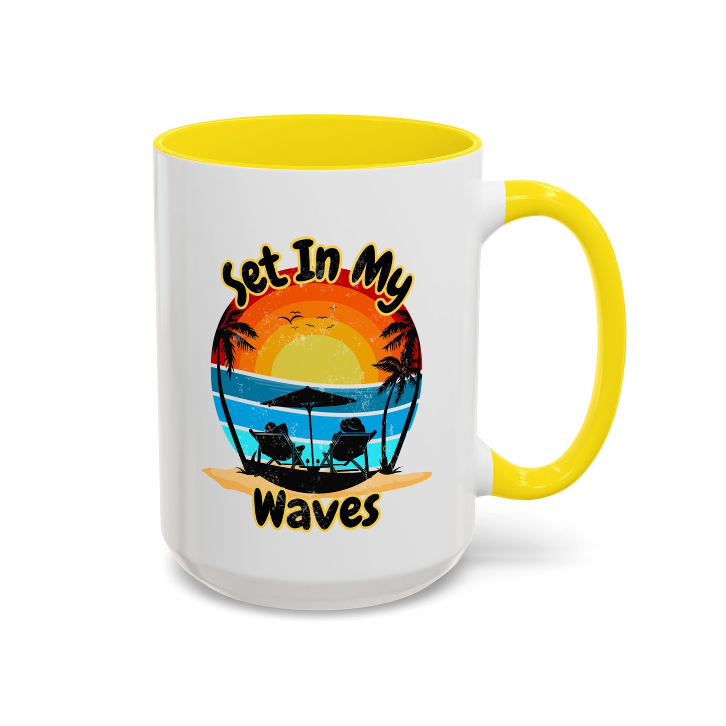 "Set In My Waves" Accent Coffee Mug (11, 15oz)