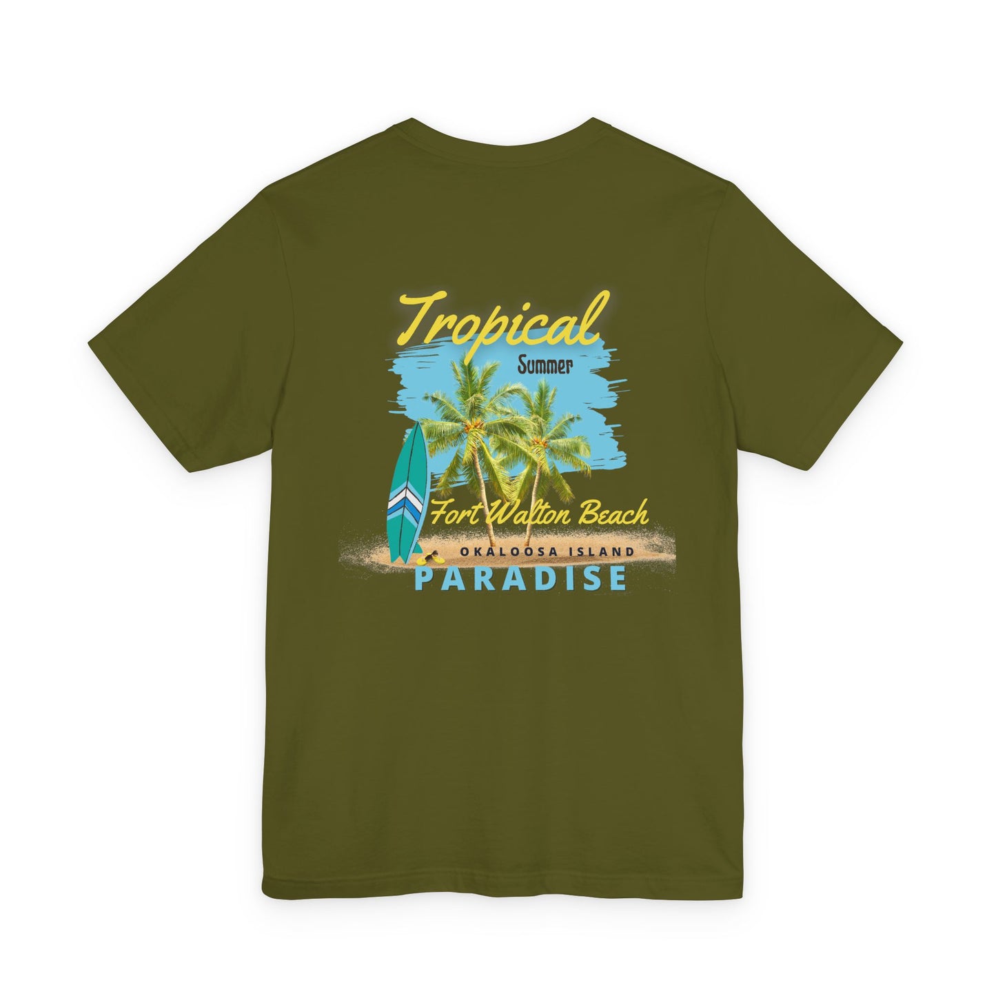 Tropical Paradise Fort Walton Beach/Destin T-Shirt(Dark Colors)