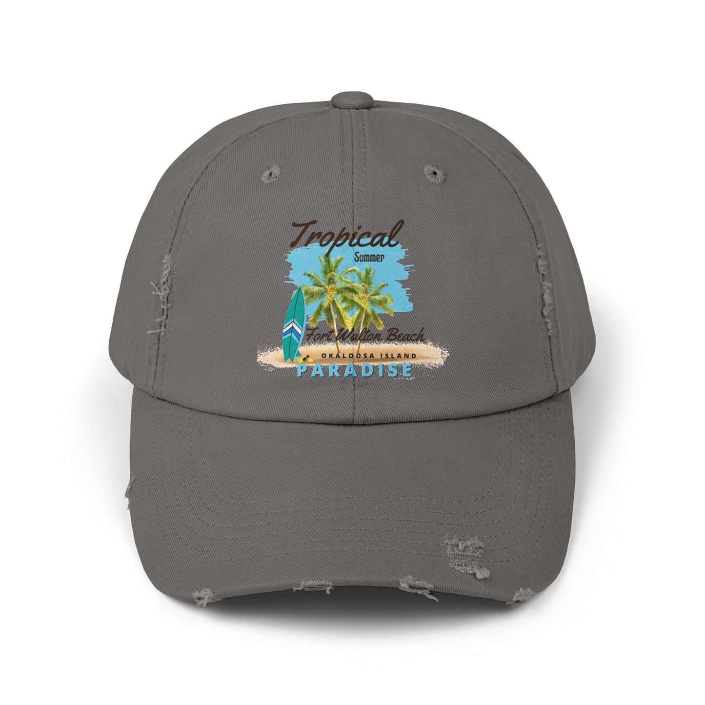 Tropical Distressed Cap