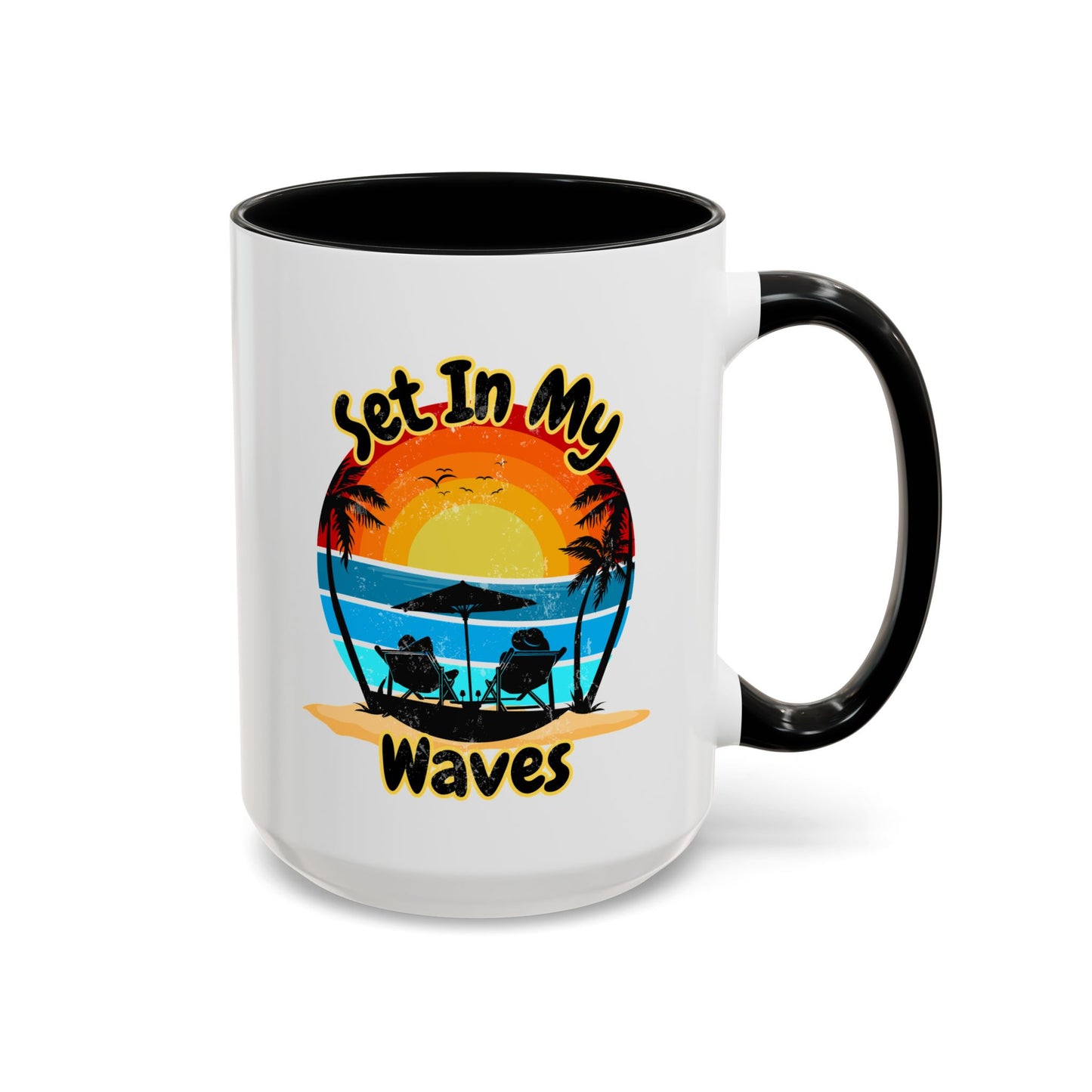 "Set In My Waves" Accent Coffee Mug (11, 15oz)