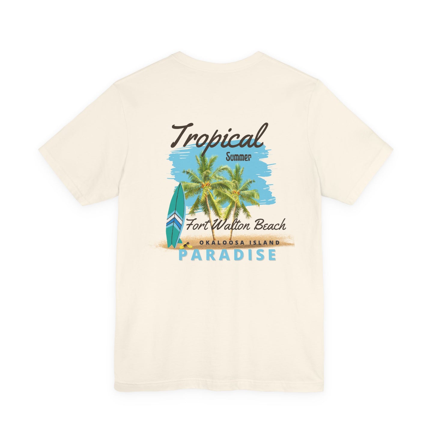 Tropical Paradise Fort Walton Beach/Destin T-Shirt(Light Colors)
