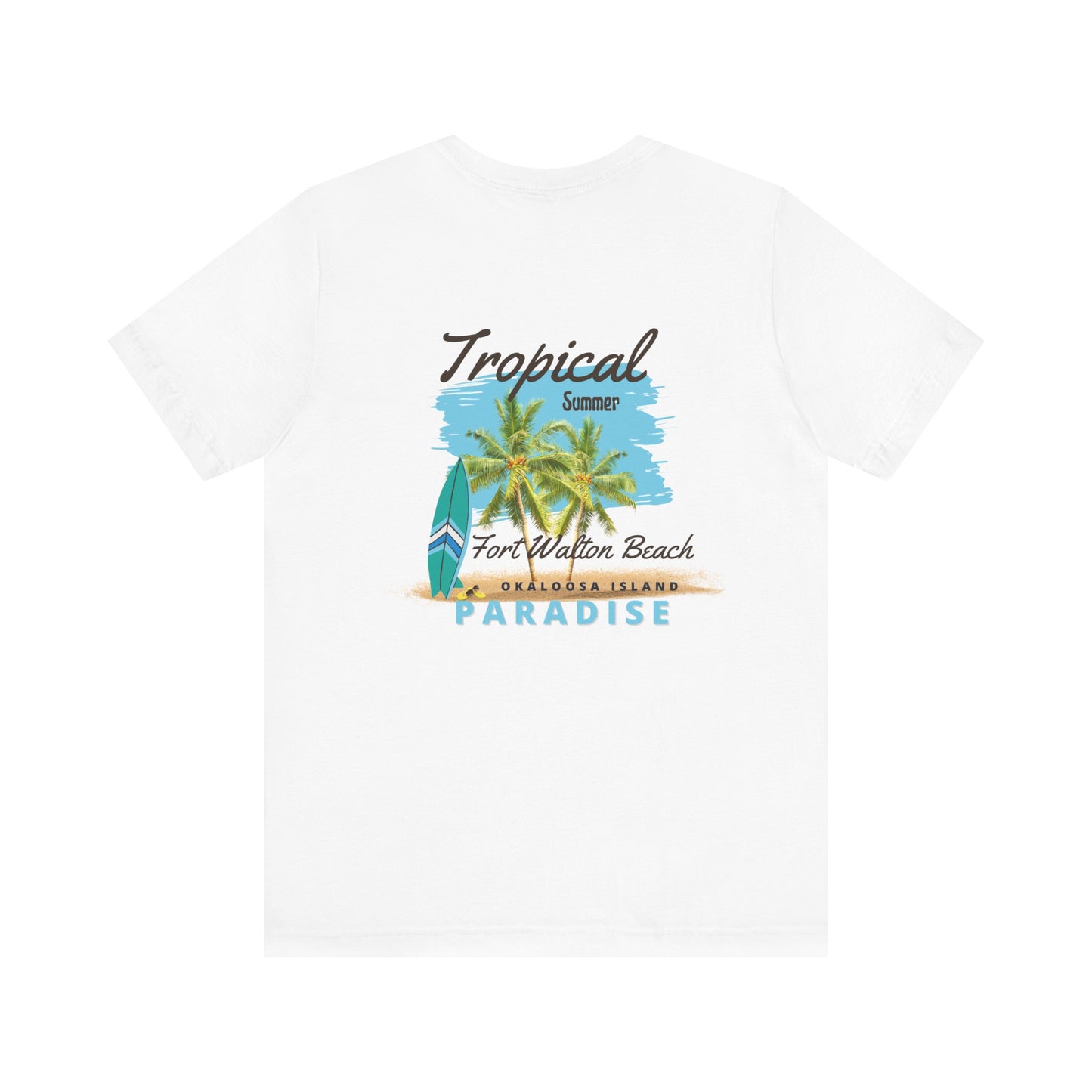 Tropical Paradise Tee: Summer Beach Vibes(Light)