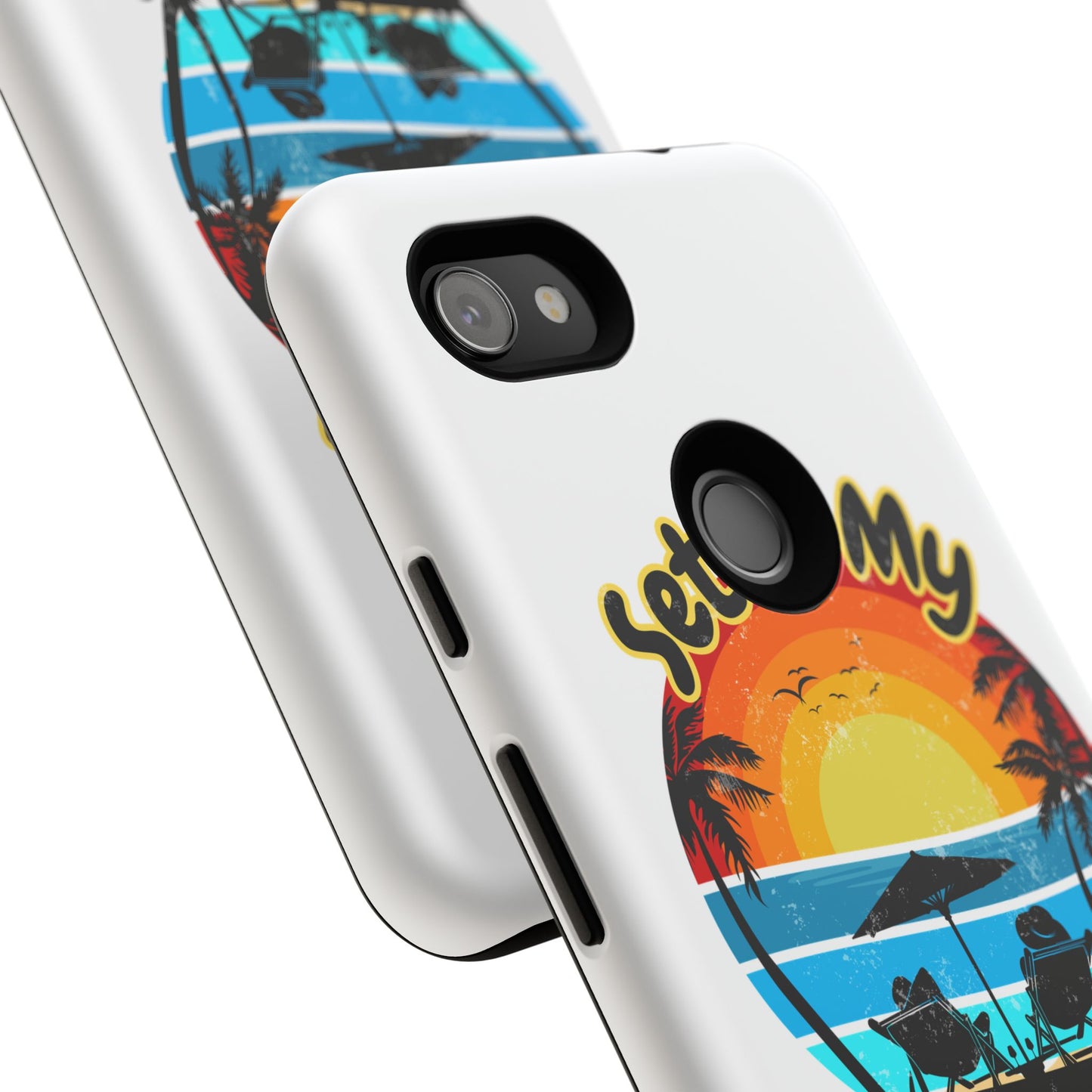 "Set In My Waves" Tropical Surf Beach Paradise Phone Case