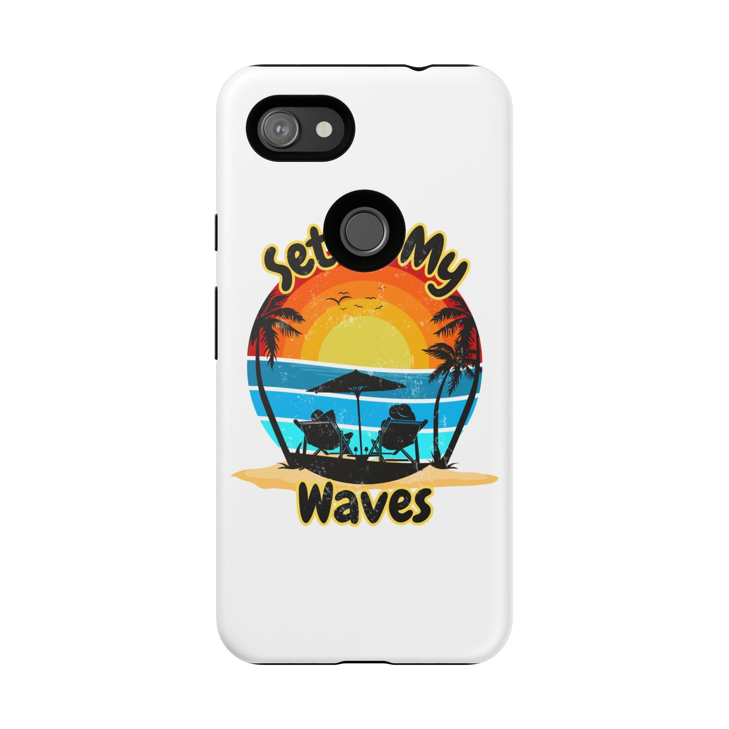 "Set In My Waves" Tropical Surf Beach Paradise Phone Case