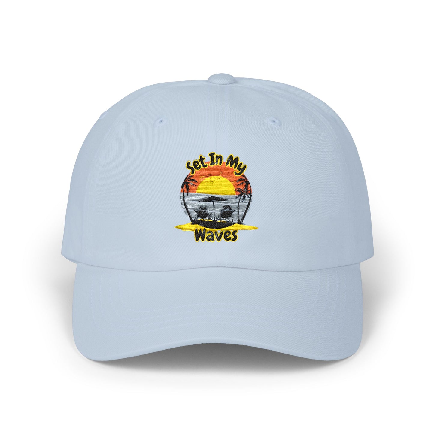 "Set In My Waves" Tropical Dad Cap