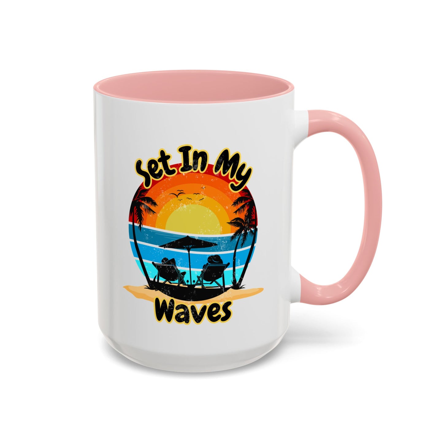 "Set In My Waves" Accent Coffee Mug (11, 15oz)