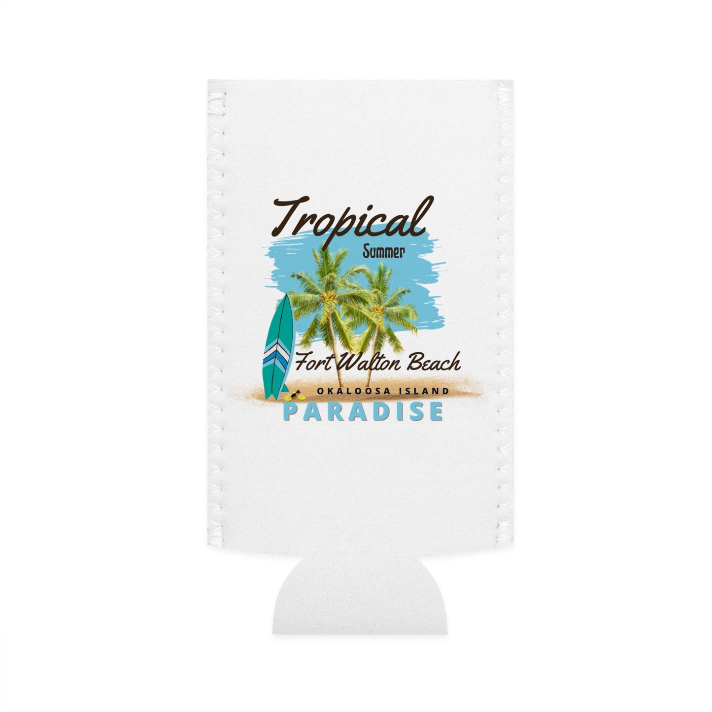 Tropical Summer Slim Can Cooler(FWB/Destin}