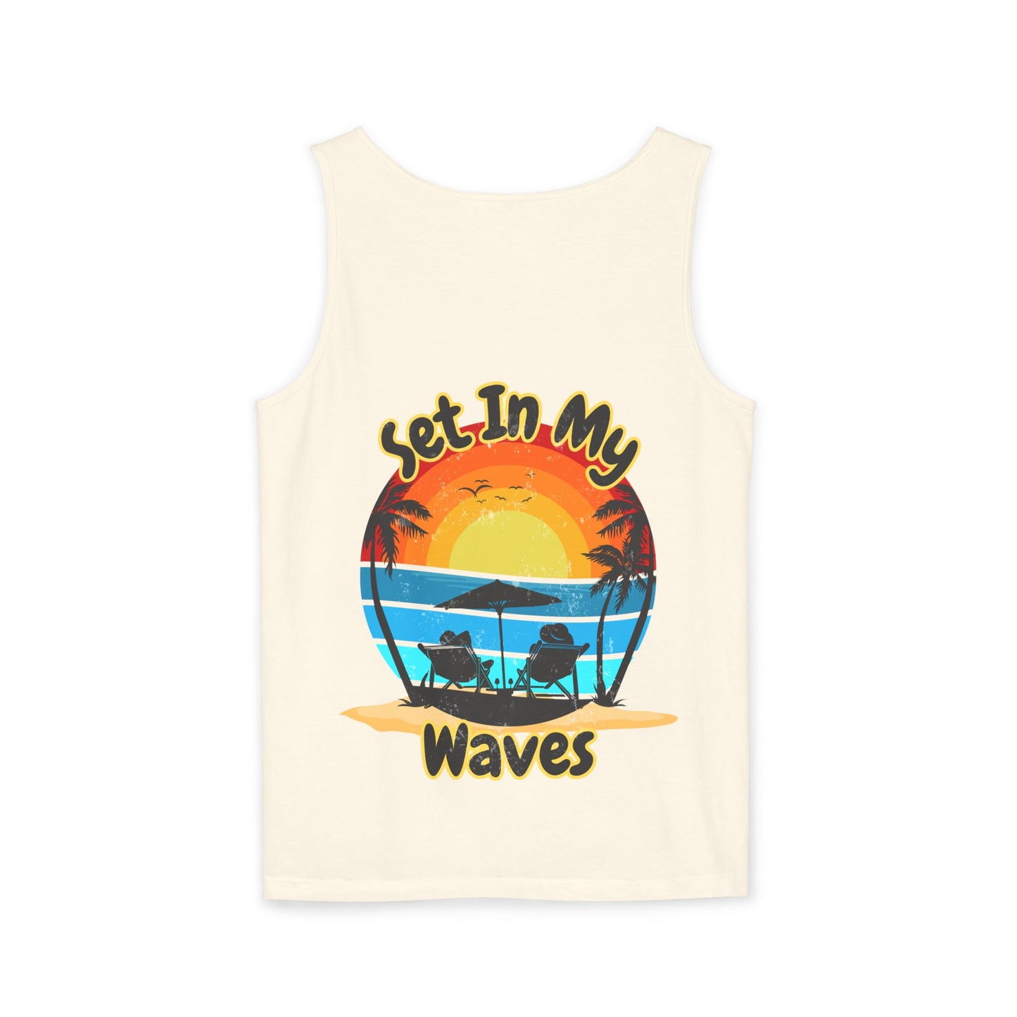 "Set In My Waves" Tropical Paradise Tank Top