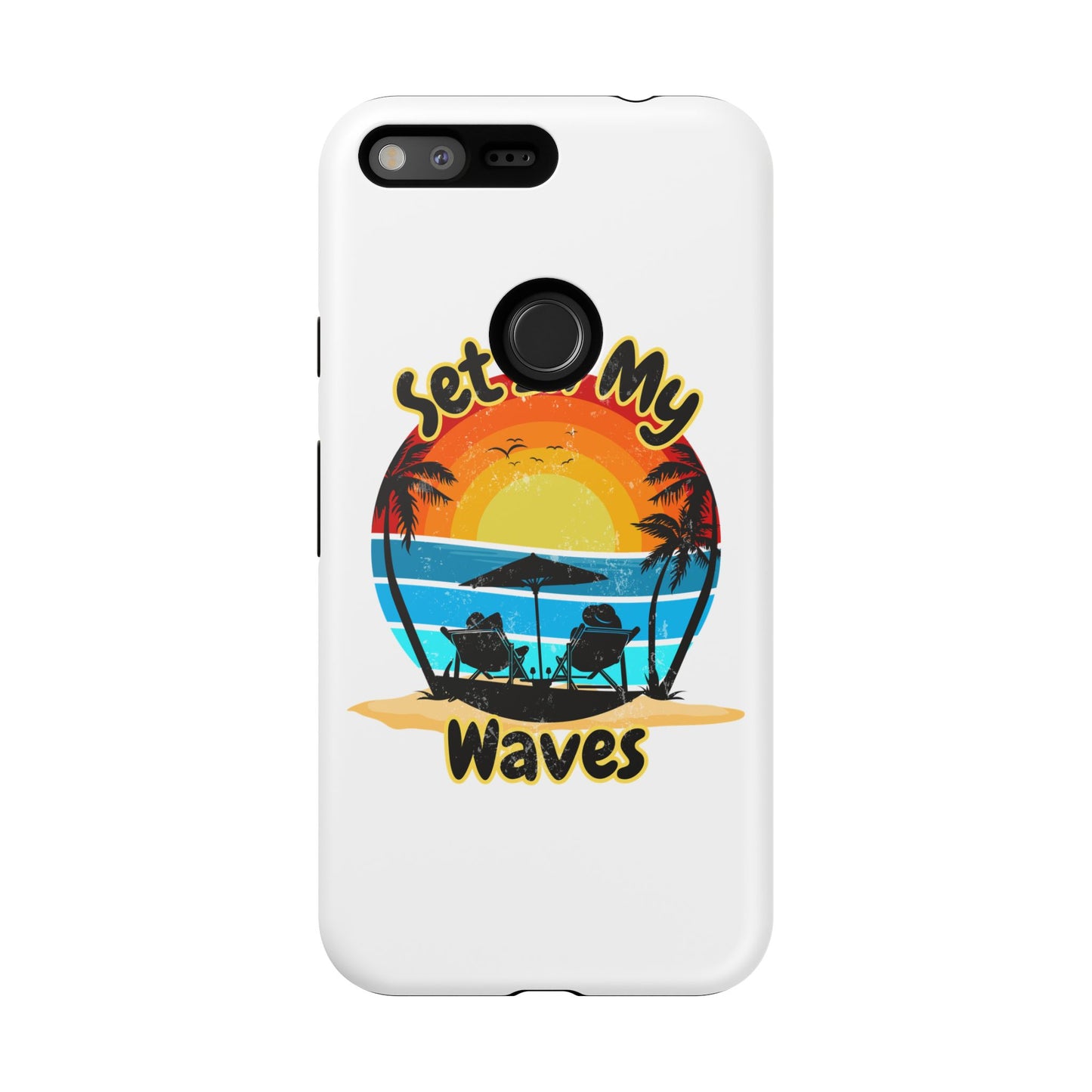 "Set In My Waves" Tropical Surf Beach Paradise Phone Case