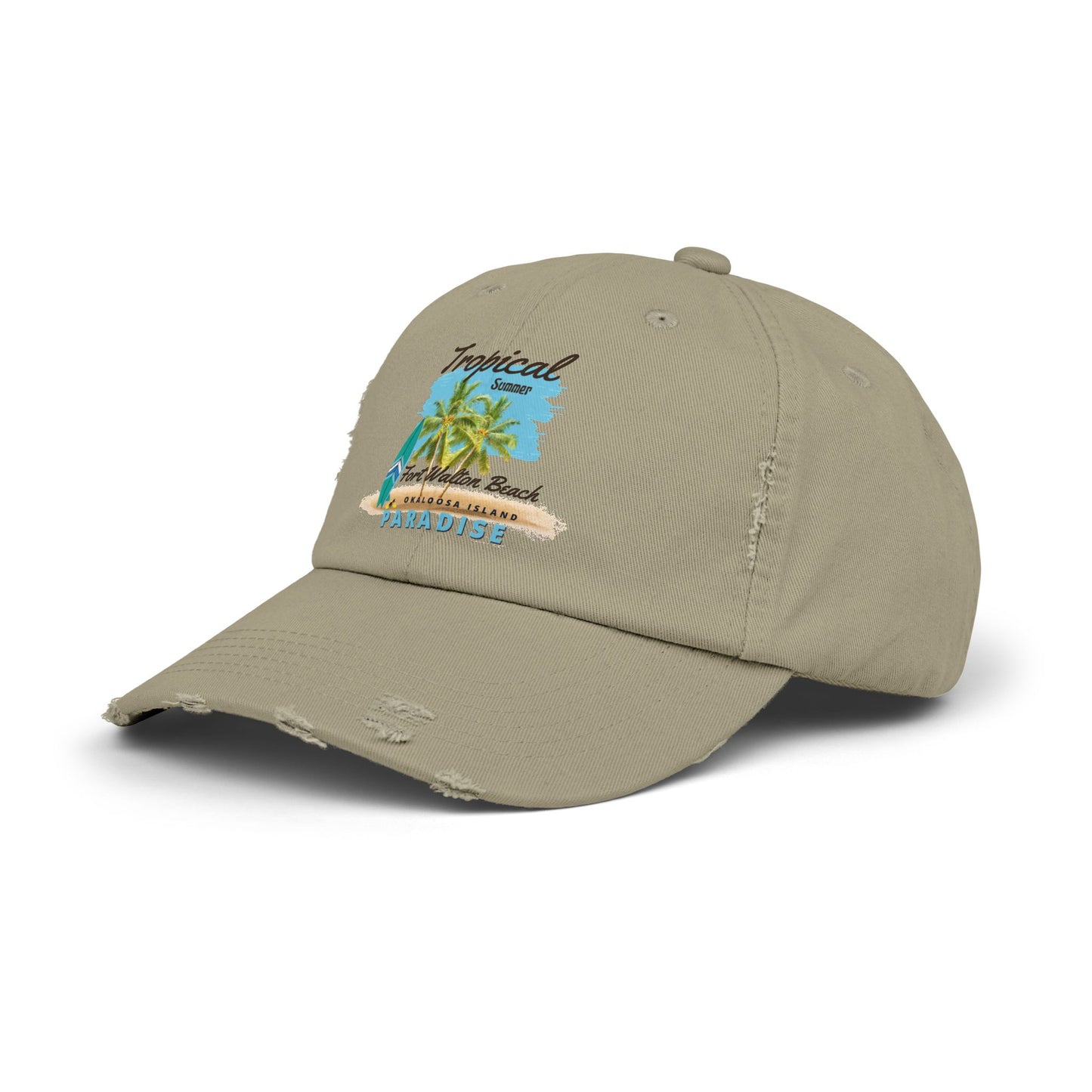 Tropical Distressed Cap