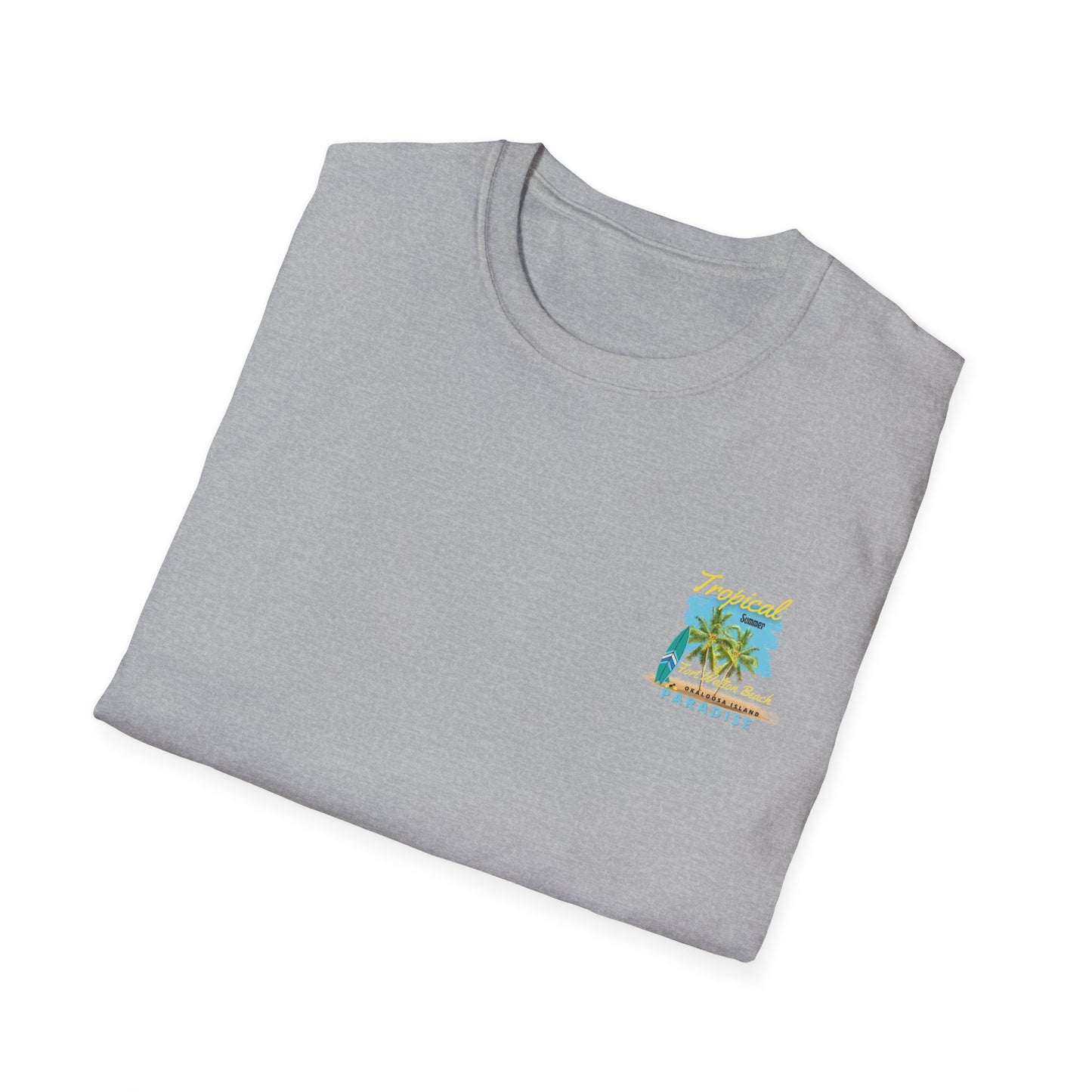 Tropical Summer T-Shirt, Paradise Tee, Beach Vacation Shirt, Casual Wear, Gift for Beach Lovers