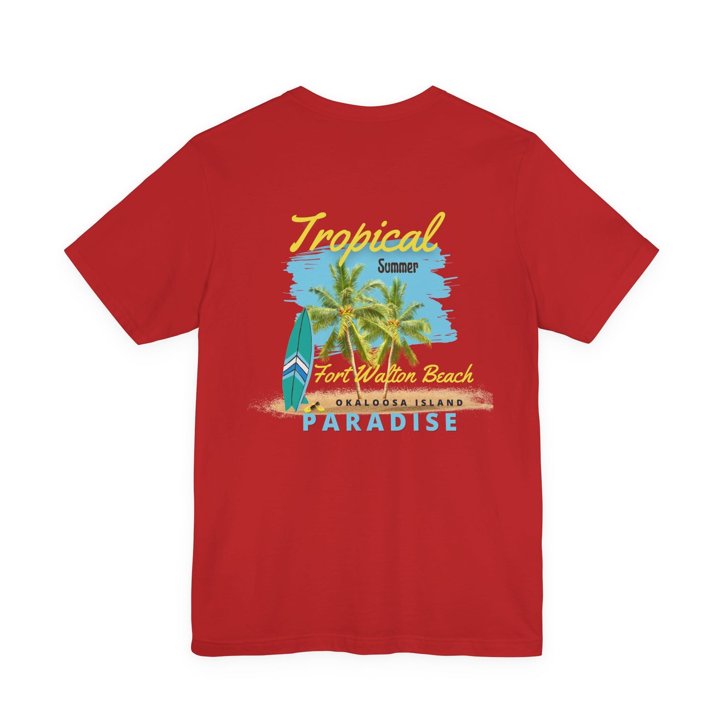 Tropical Paradise Fort Walton Beach/Destin T-Shirt(Dark Colors)