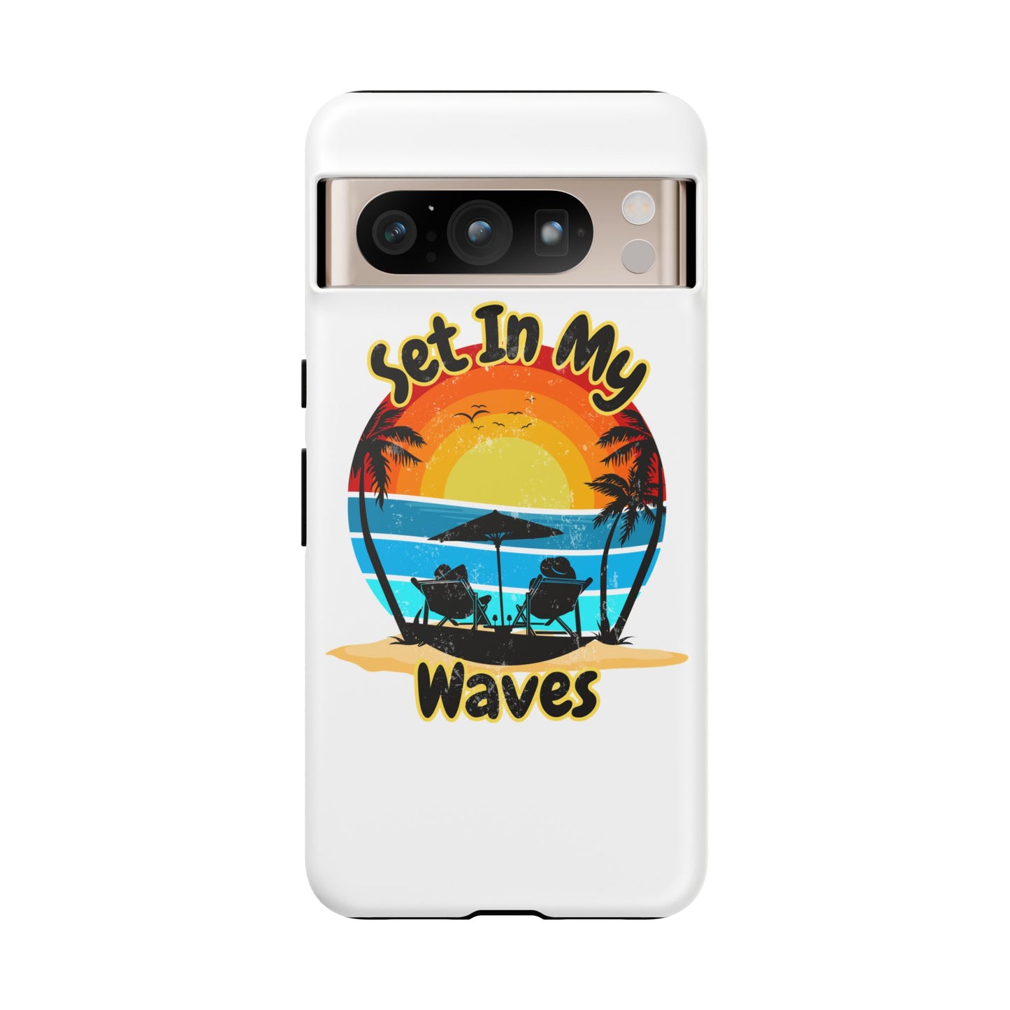 "Set In My Waves" Tropical Surf Beach Paradise Phone Case