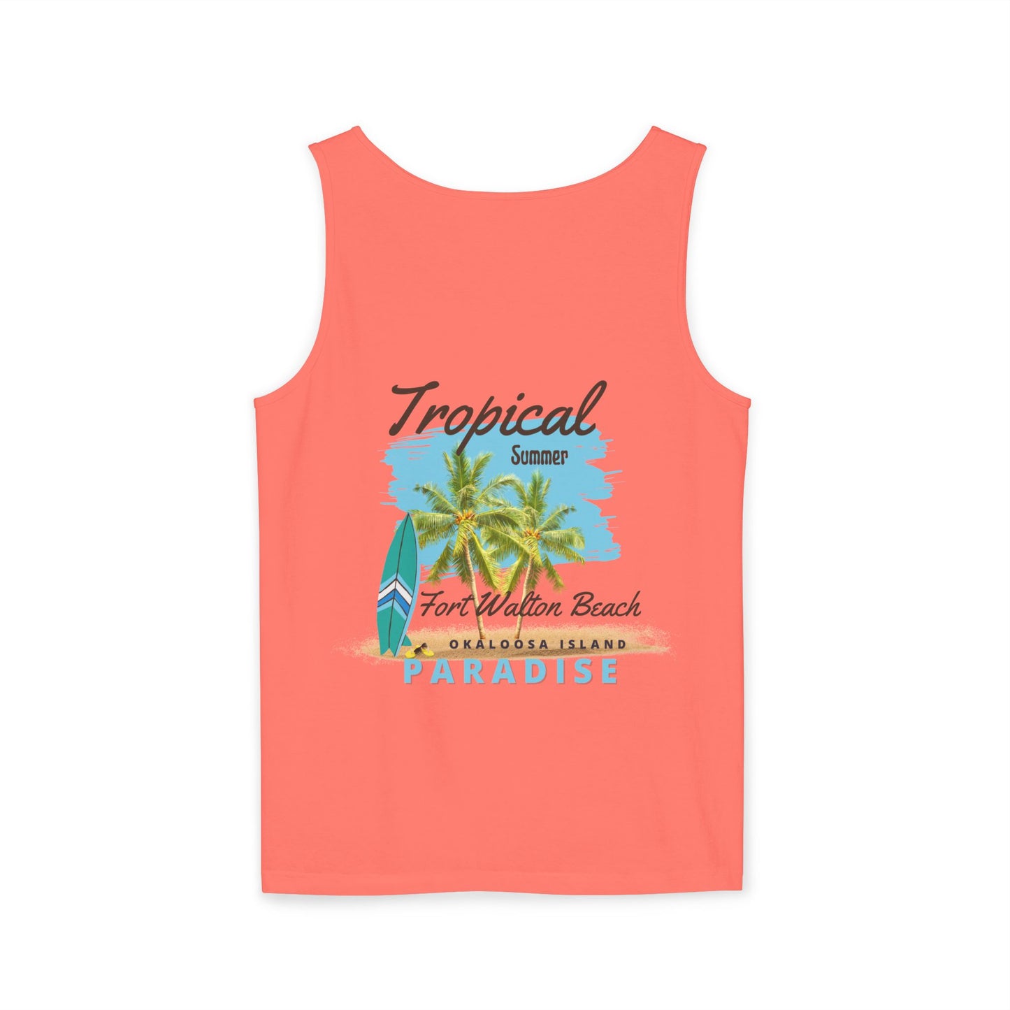 Tropical Paradise Tank Top(Print on Front/Back)