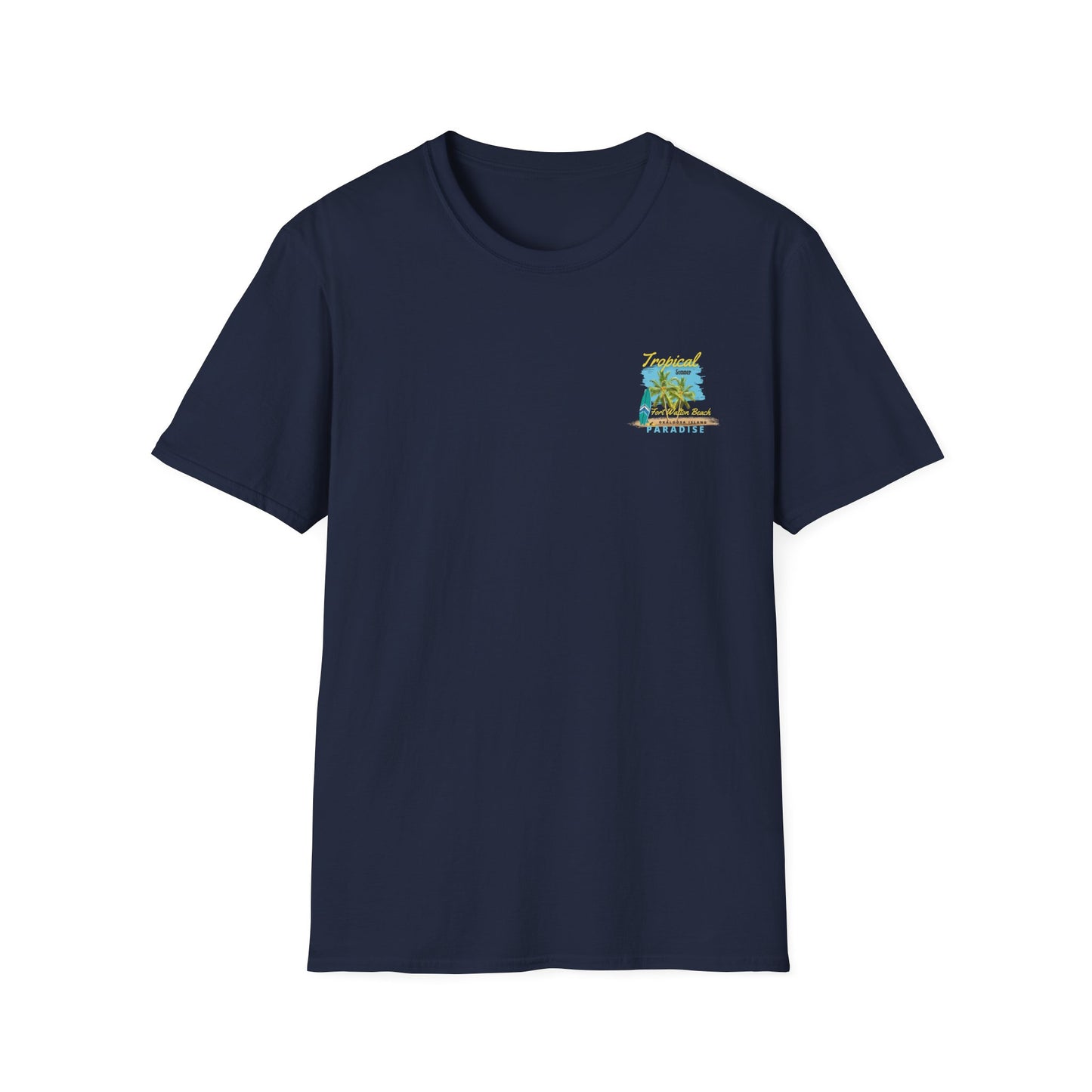 Tropical Summer T-Shirt, Paradise Tee, Beach Vacation Shirt, Casual Wear, Gift for Beach Lovers