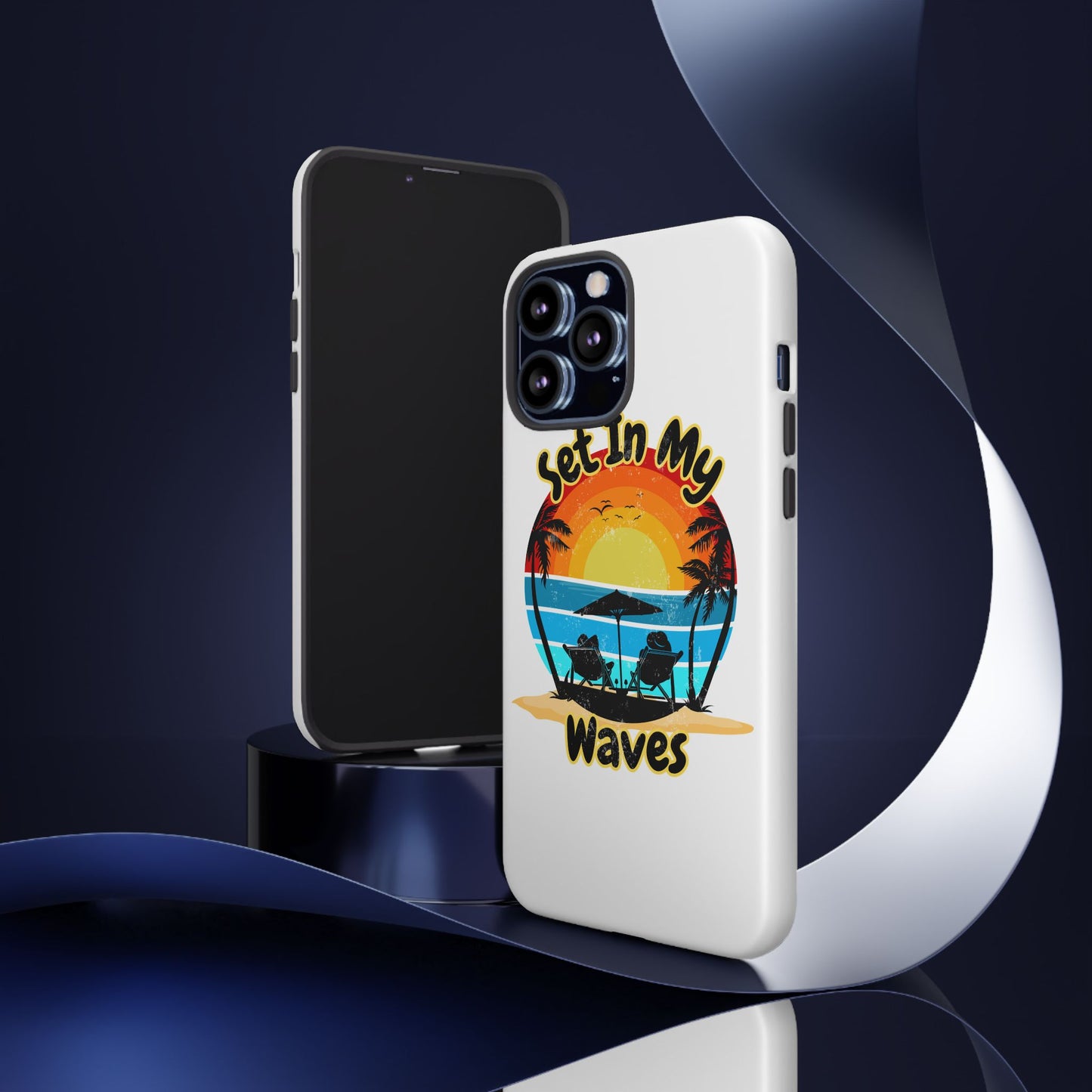 "Set In My Waves" Tropical Surf Beach Paradise Phone Case
