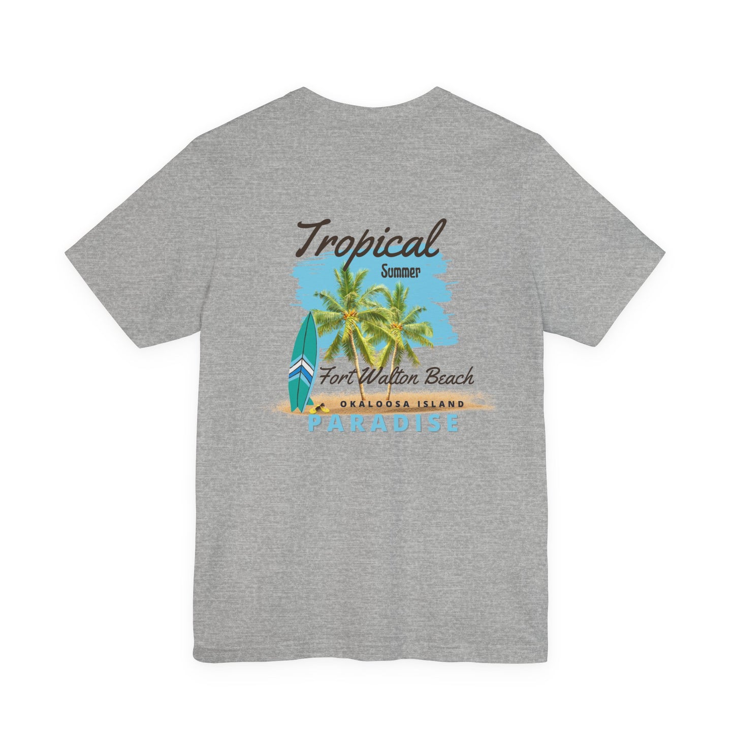 Tropical Paradise Tee: Summer Beach Vibes(Light)