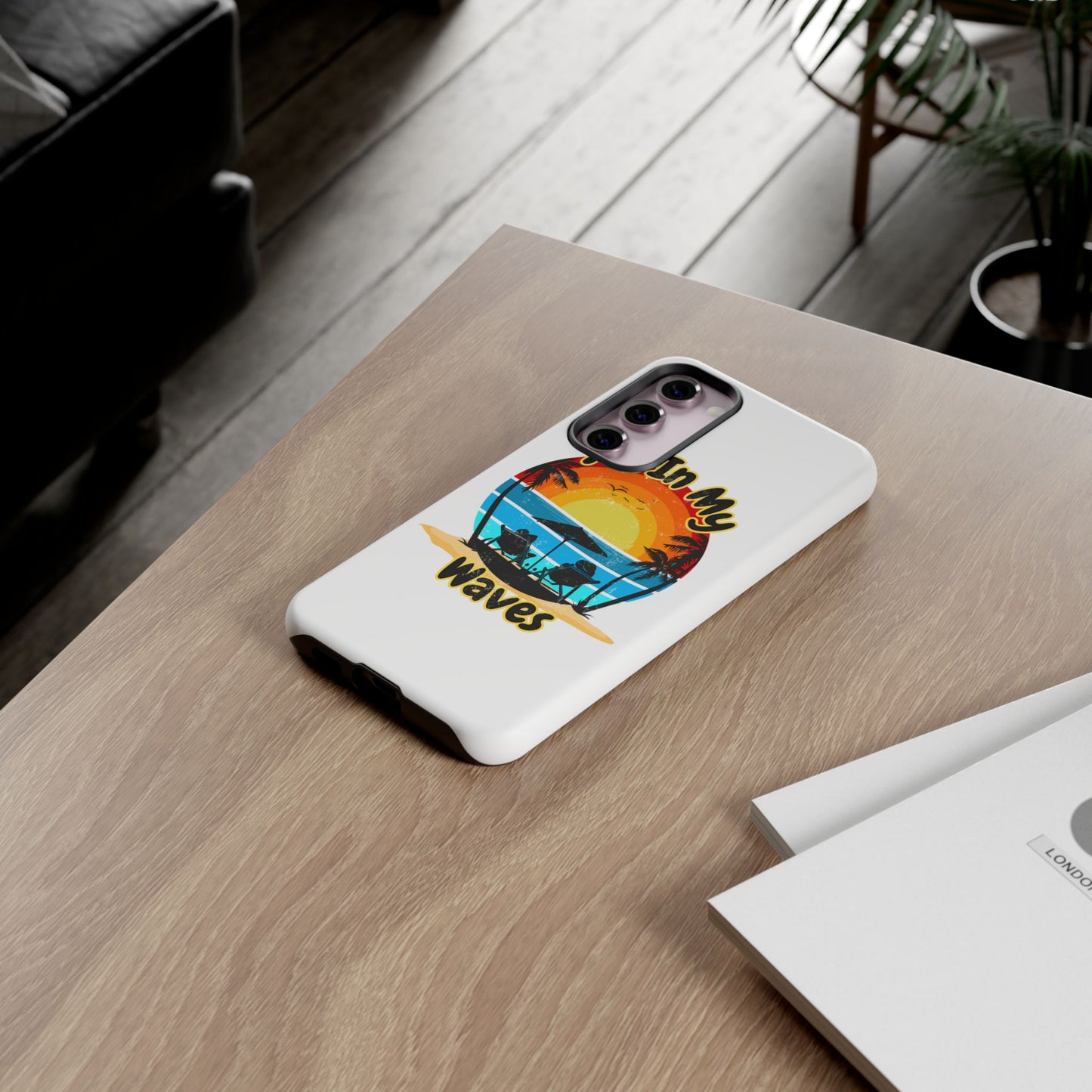 "Set In My Waves" Tropical Surf Beach Paradise Phone Case
