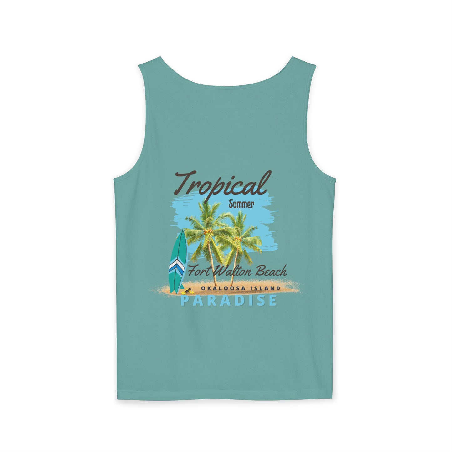 Tropical Paradise Tank Top(Print on Front/Back)