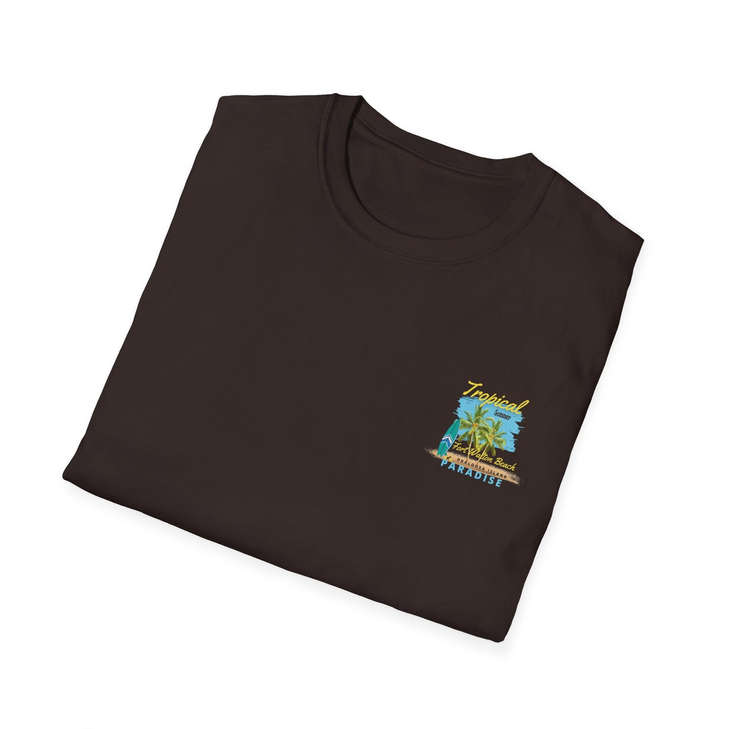 Tropical Summer T-Shirt, Paradise Tee, Beach Vacation Shirt, Casual Wear, Gift for Beach Lovers