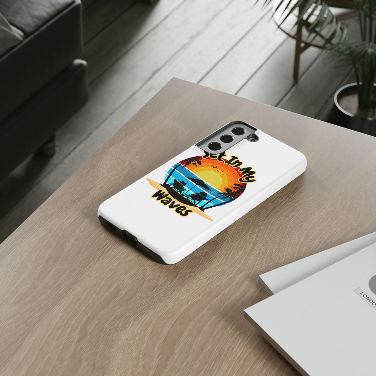 "Set In My Waves" Tropical Surf Beach Paradise Phone Case