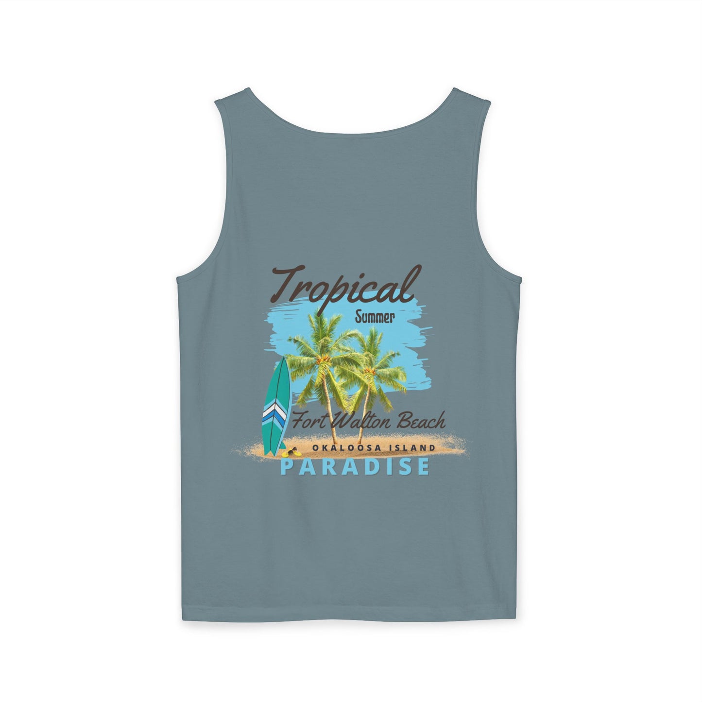 Tropical Paradise Tank Top(Print on Front/Back)