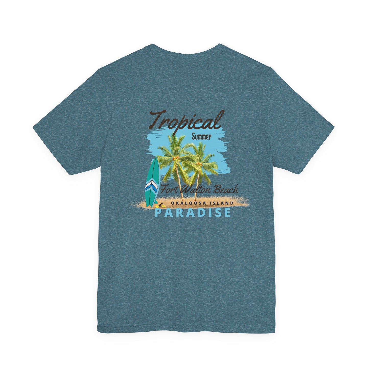 Tropical Paradise Tee: Summer Beach Vibes(Light)