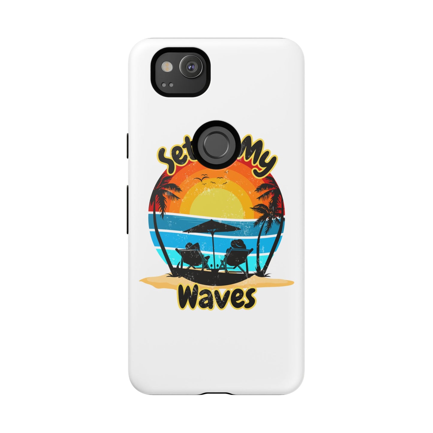 "Set In My Waves" Tropical Surf Beach Paradise Phone Case