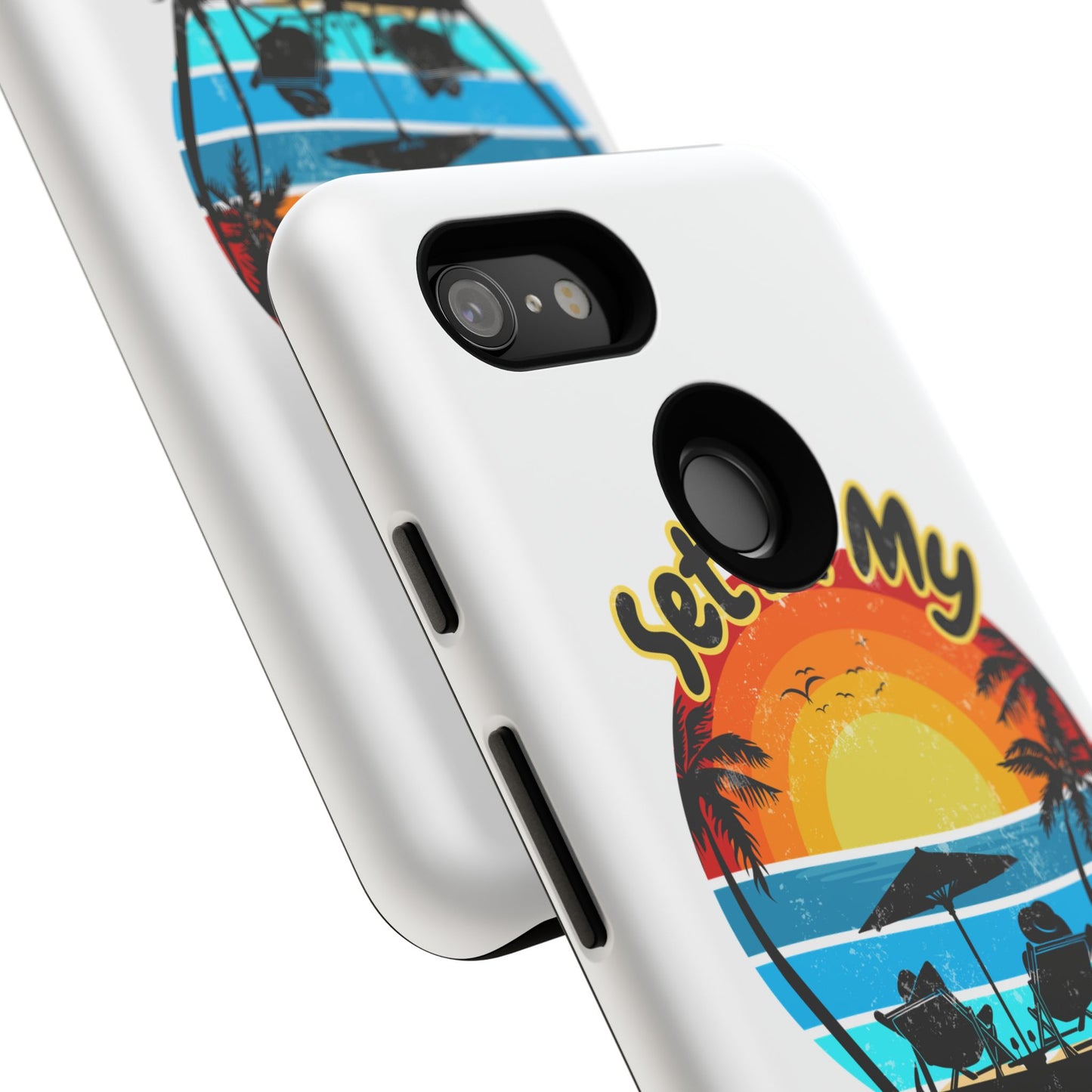 "Set In My Waves" Tropical Surf Beach Paradise Phone Case